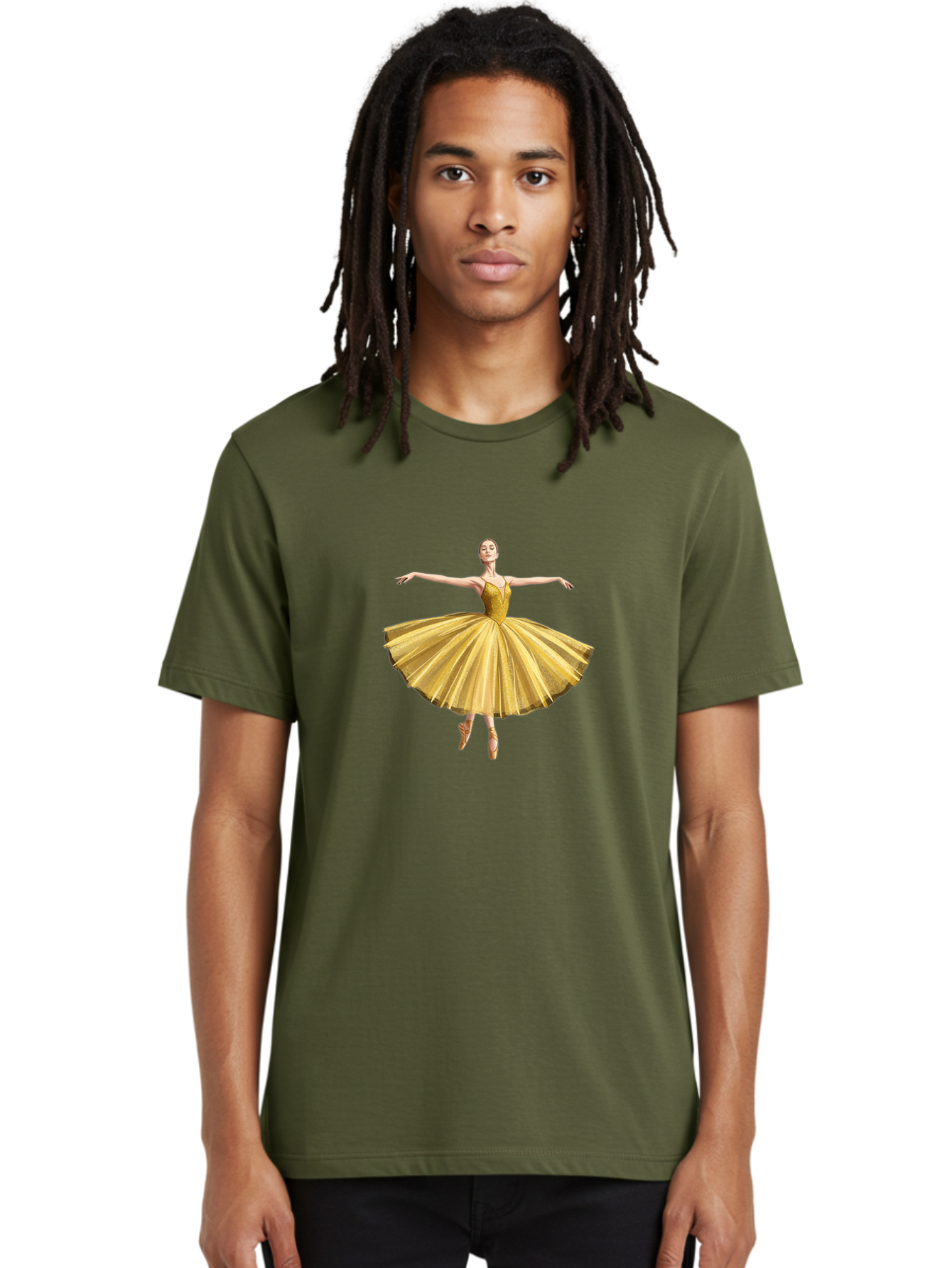Ballerina-In-Gold-Tutu Men'S Graphic Tee, 100% Cotton, Comfortable Casual Summer Wear, Machine Washable, Vintage Camera, Old Camera, Antique Camera, Black Camera, Classic Photography, Photography Equipment, Nostalgic Device, Film Camera, Bak021 24
