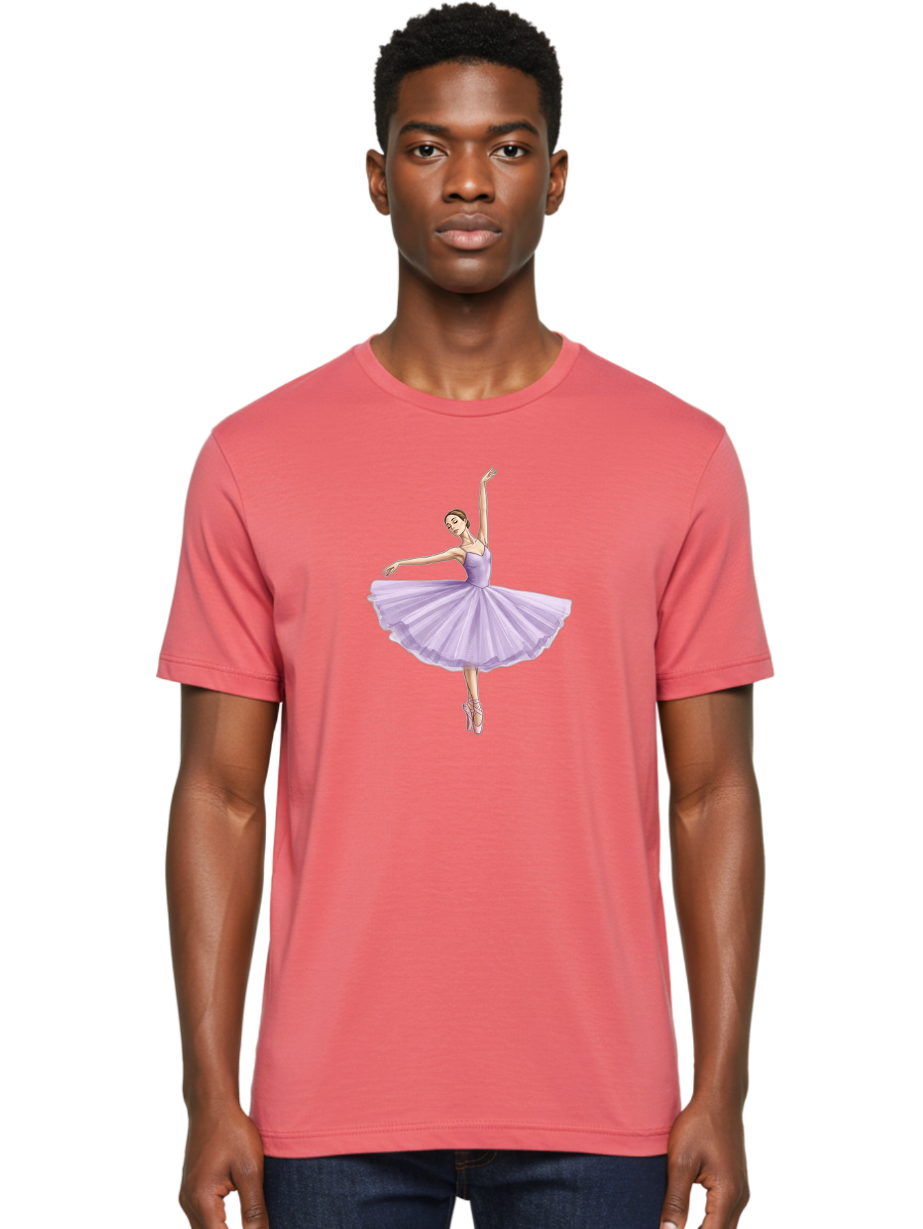 Ballerina-In-Lavender-Tutu Men'S Graphic Tee, 100% Cotton, Comfortable Casual Summer Wear, Machine Washable, Vintage Camera, Old Camera, Antique Camera, Black Camera, Classic Photography, Photography Equipment, Nostalgic Device, Film Camera, Bak022 17