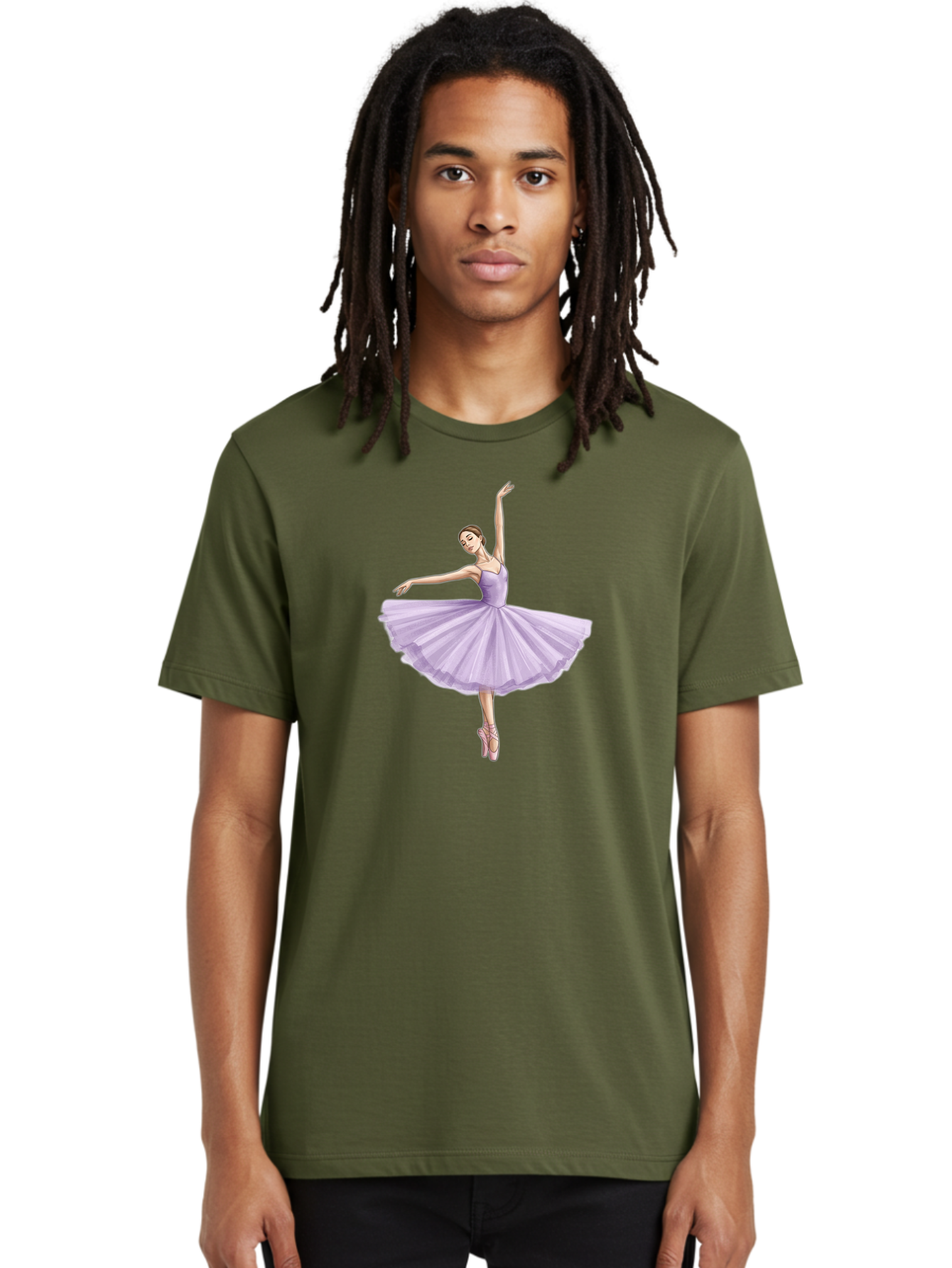 Ballerina-In-Lavender-Tutu Men'S Graphic Tee, 100% Cotton, Comfortable Casual Summer Wear, Machine Washable, Vintage Camera, Old Camera, Antique Camera, Black Camera, Classic Photography, Photography Equipment, Nostalgic Device, Film Camera, Bak022 22