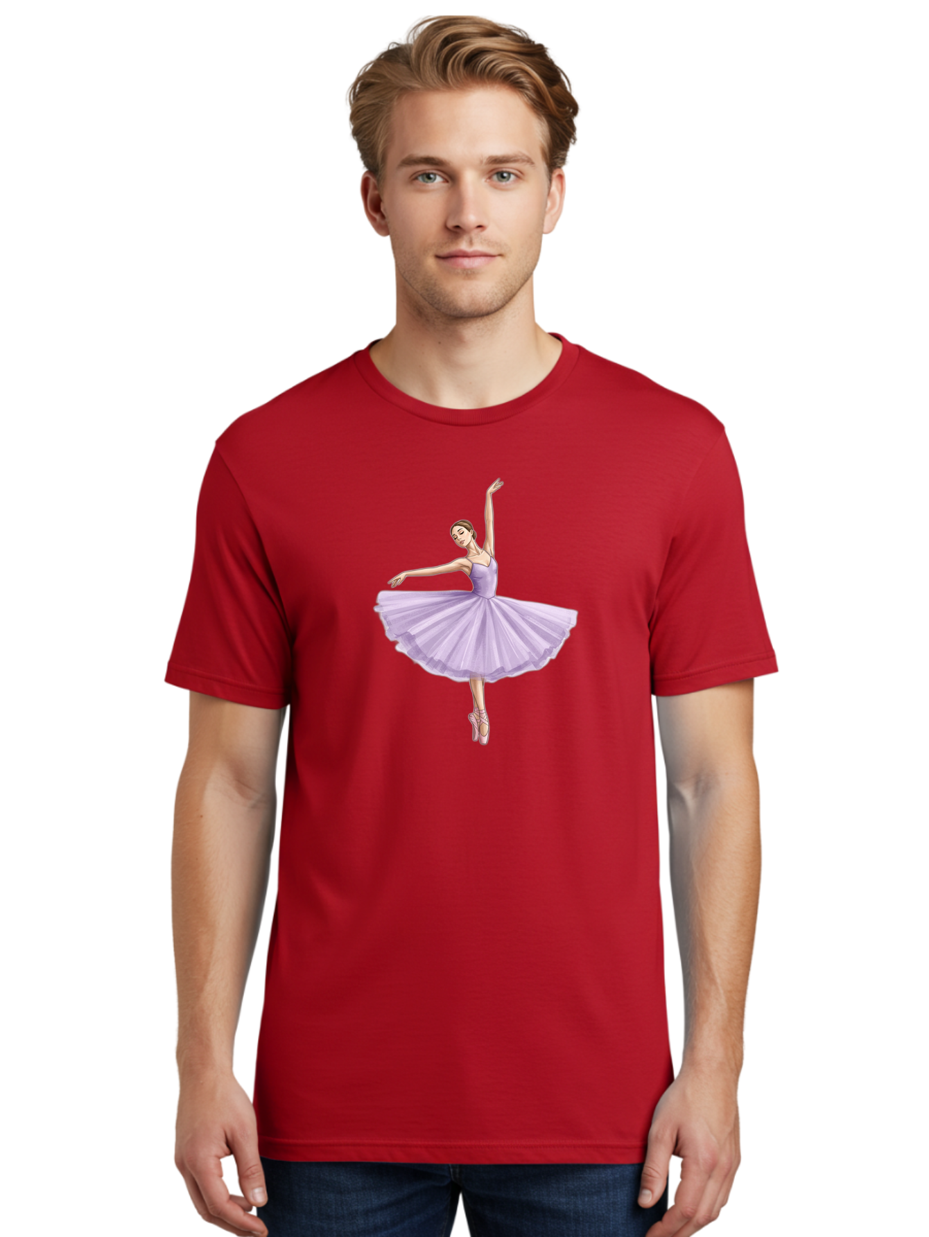 Ballerina-In-Lavender-Tutu Men'S Graphic Tee, 100% Cotton, Comfortable Casual Summer Wear, Machine Washable, Vintage Camera, Old Camera, Antique Camera, Black Camera, Classic Photography, Photography Equipment, Nostalgic Device, Film Camera, Bak022 25
