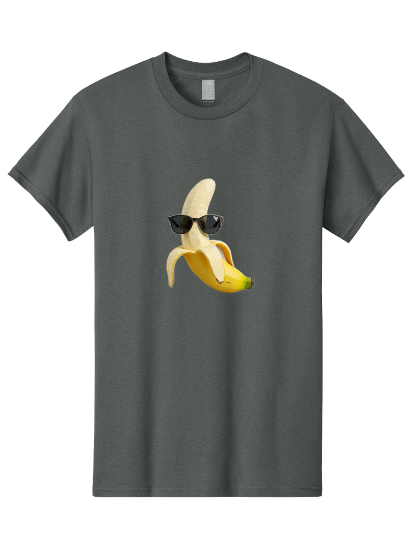 Banana-Man-Wearing-Sunglasses Men'S Graphic Tee, 100% Cotton, Comfortable Casual Summer Wear, Machine Washable, Vintage Camera, Old Camera, Antique Camera, Black Camera, Classic Photography, Photography Equipment, Nostalgic Device, Bak028 1