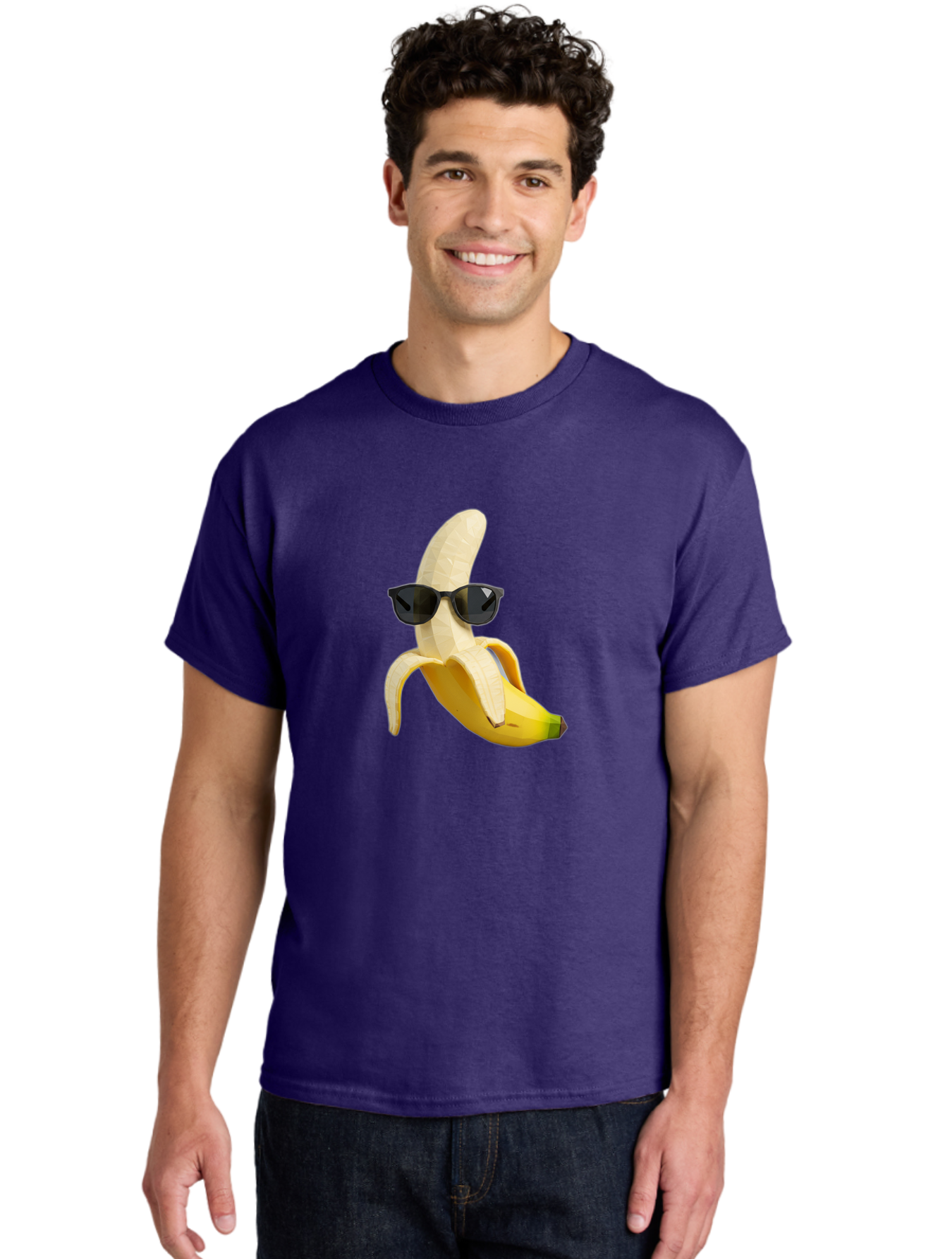 Banana-Man-Wearing-Sunglasses Men'S Graphic Tee, 100% Cotton, Comfortable Casual Summer Wear, Machine Washable, Vintage Camera, Old Camera, Antique Camera, Black Camera, Classic Photography, Photography Equipment, Nostalgic Device, Bak028 23