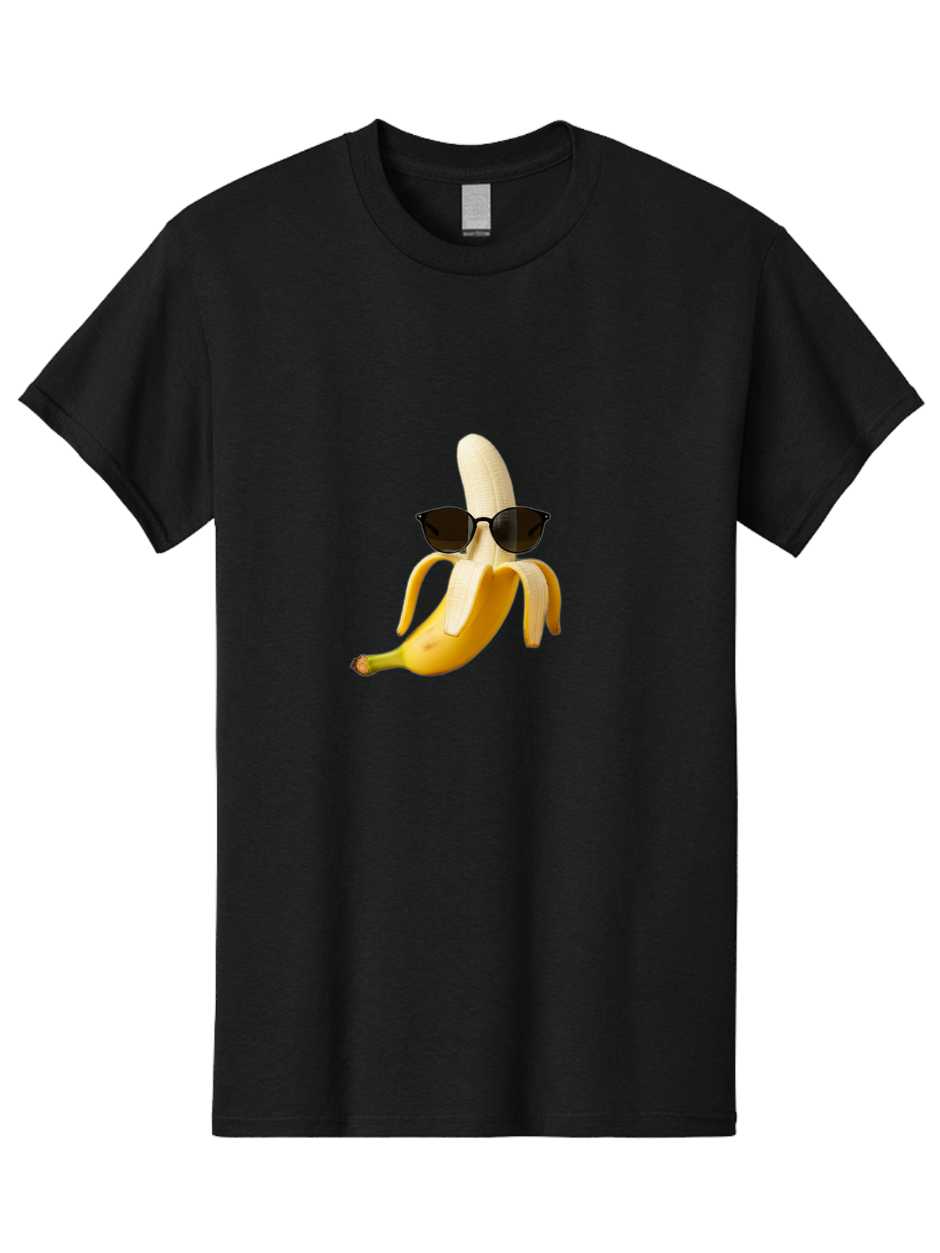 Banana-Sunglasses Men'S Graphic Tee, 100% Cotton, Comfortable Casual Summer Wear, Machine Washable, Vintage Camera, Old Camera, Antique Camera, Black Camera, Classic Photography, Photography Equipment, Nostalgic Device, Film Camera, Camera Art Bak029 10