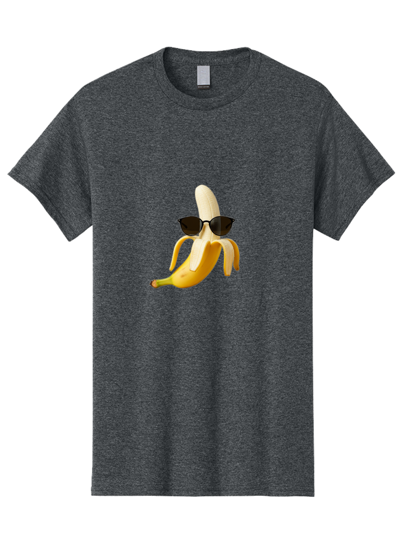 Banana-Sunglasses Men'S Graphic Tee, 100% Cotton, Comfortable Casual Summer Wear, Machine Washable, Vintage Camera, Old Camera, Antique Camera, Black Camera, Classic Photography, Photography Equipment, Nostalgic Device, Film Camera, Camera Art Bak029 15