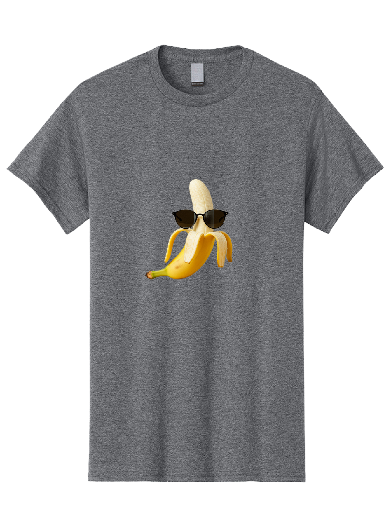 Banana-Sunglasses Men'S Graphic Tee, 100% Cotton, Comfortable Casual Summer Wear, Machine Washable, Vintage Camera, Old Camera, Antique Camera, Black Camera, Classic Photography, Photography Equipment, Nostalgic Device, Film Camera, Camera Art Bak029 8