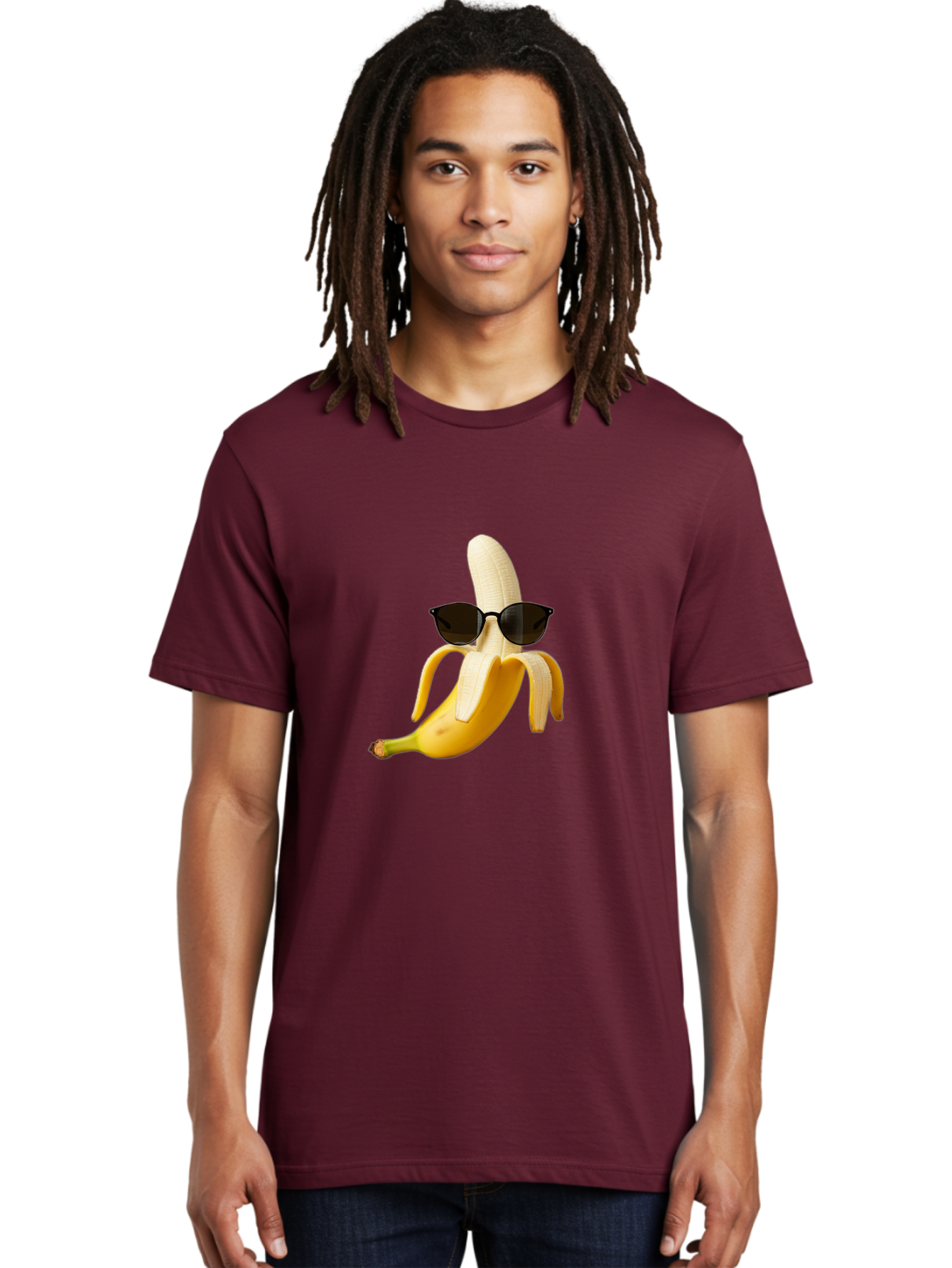 Banana-Sunglasses Men'S Graphic Tee, 100% Cotton, Comfortable Casual Summer Wear, Machine Washable, Vintage Camera, Old Camera, Antique Camera, Black Camera, Classic Photography, Photography Equipment, Nostalgic Device, Film Camera, Camera Art Bak029 16