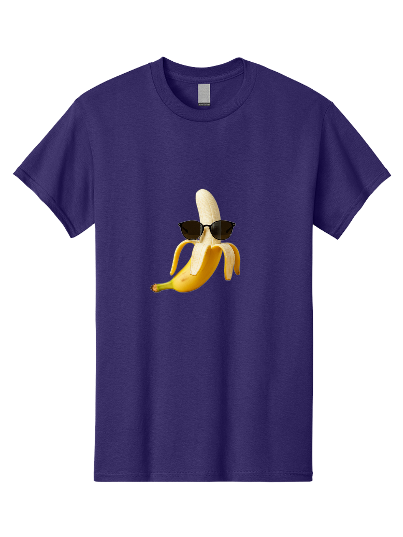 Banana-Sunglasses Men'S Graphic Tee, 100% Cotton, Comfortable Casual Summer Wear, Machine Washable, Vintage Camera, Old Camera, Antique Camera, Black Camera, Classic Photography, Photography Equipment, Nostalgic Device, Film Camera, Camera Art Bak029 2