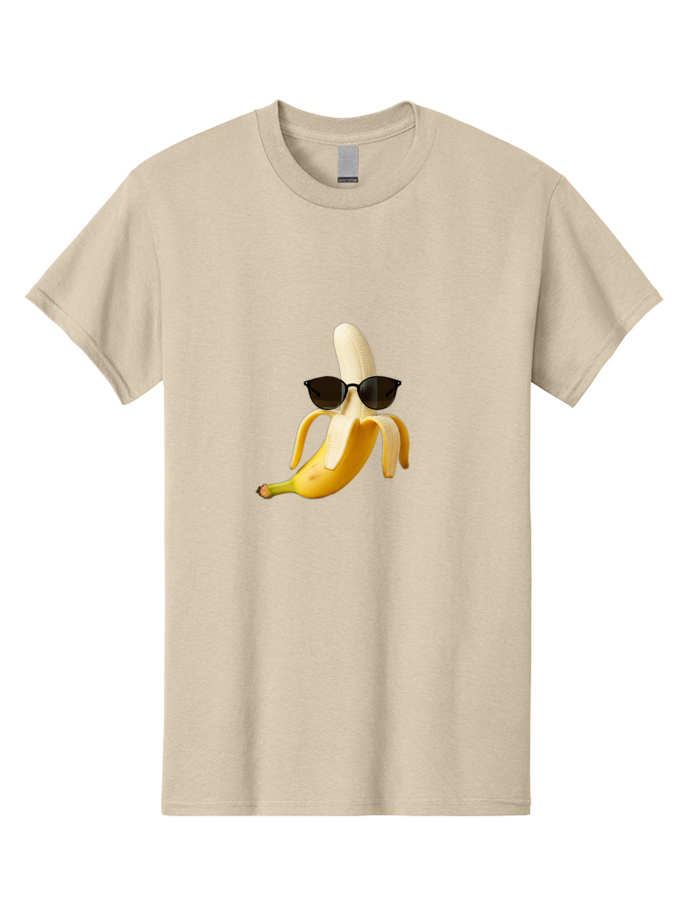 Banana-Sunglasses Men'S Graphic Tee, 100% Cotton, Comfortable Casual Summer Wear, Machine Washable, Vintage Camera, Old Camera, Antique Camera, Black Camera, Classic Photography, Photography Equipment, Nostalgic Device, Film Camera, Camera Art Bak029 7