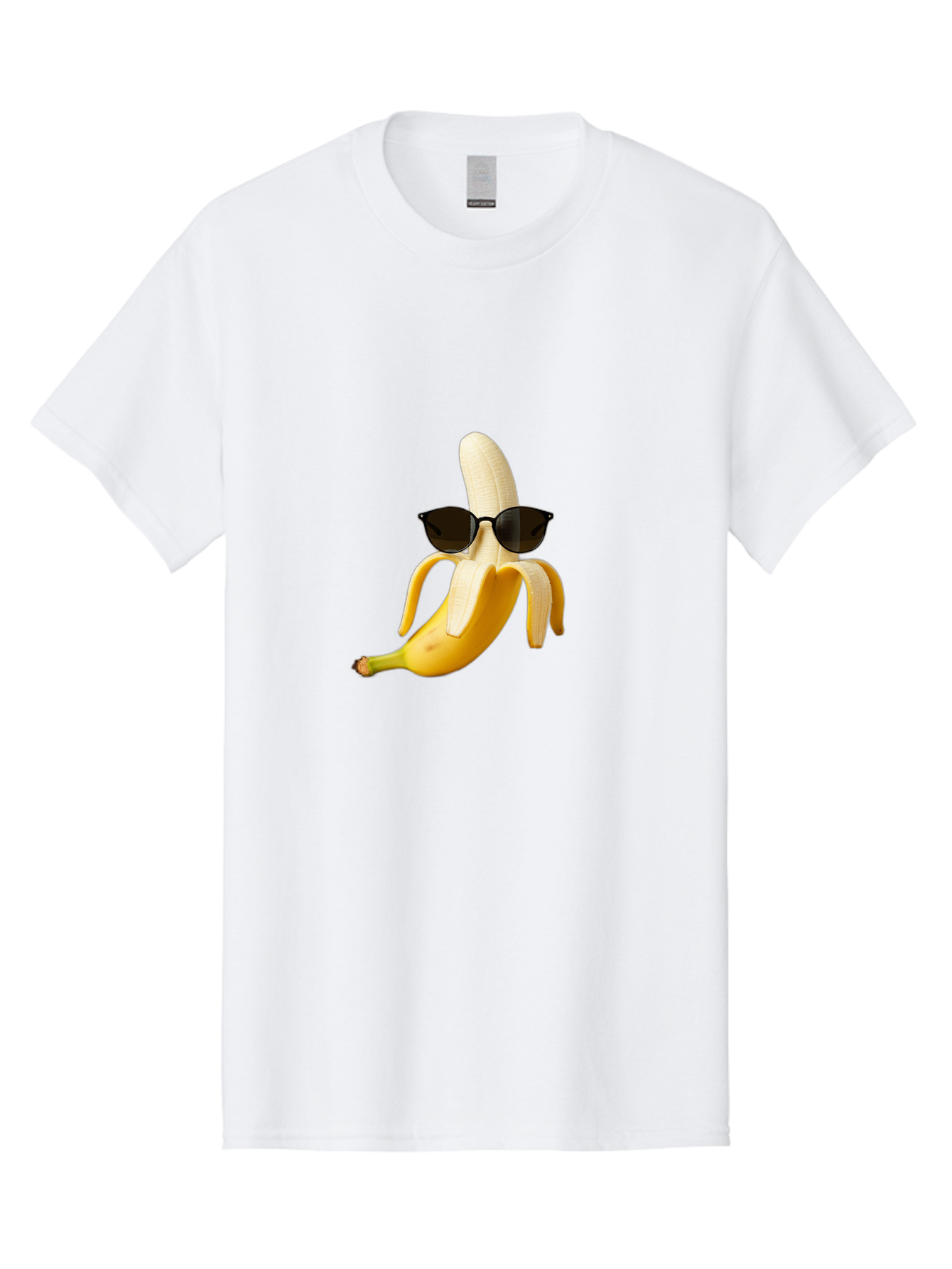 Banana-Sunglasses Men'S Graphic Tee, 100% Cotton, Comfortable Casual Summer Wear, Machine Washable, Vintage Camera, Old Camera, Antique Camera, Black Camera, Classic Photography, Photography Equipment, Nostalgic Device, Film Camera, Camera Art Bak029 13