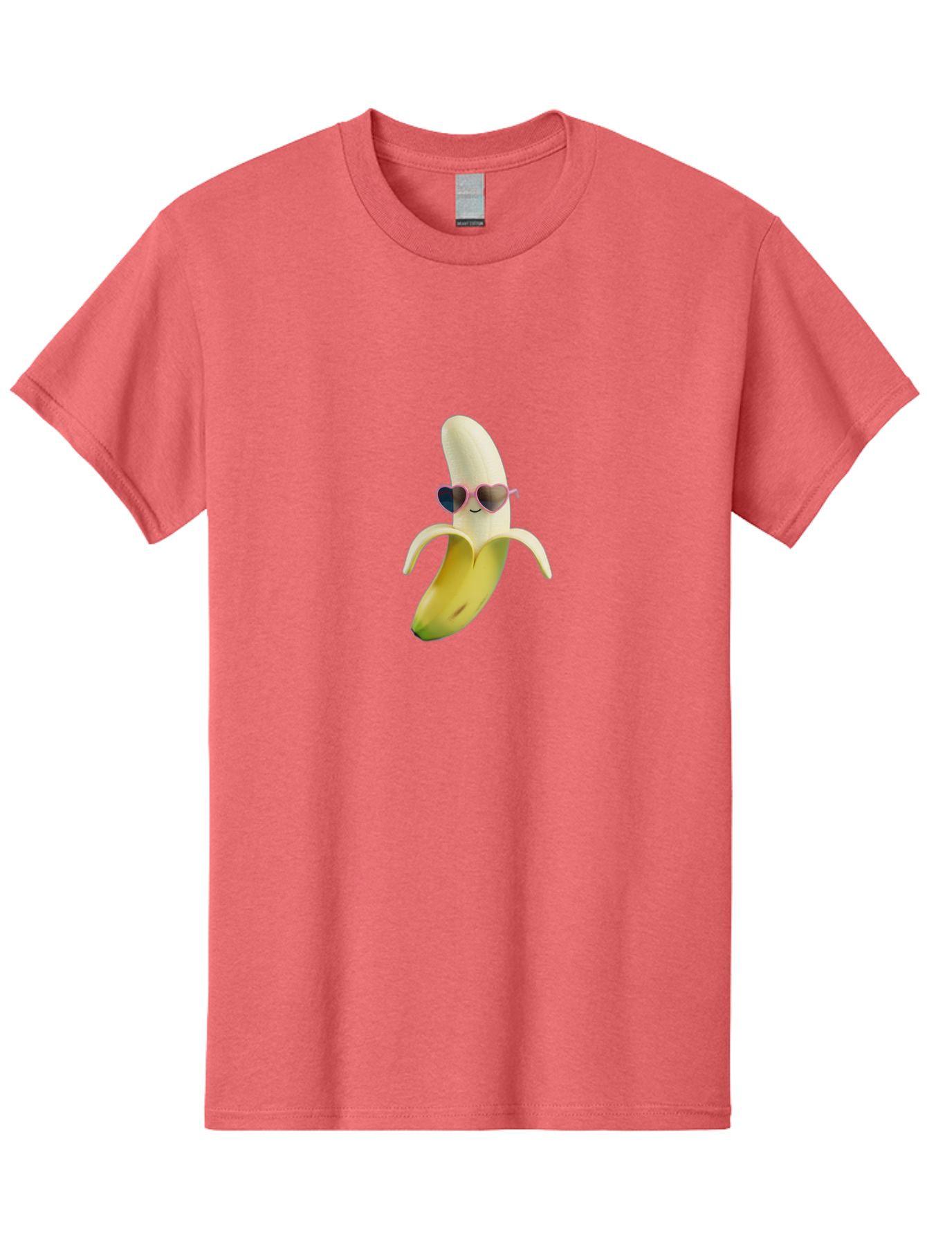 Banana-With-Heart-Shaped-Sunglasses Men'S Graphic Tee, 100% Cotton, Comfortable Casual Summer Wear, Machine Washable, Vintage Camera, Old Camera, Antique Camera, Black Camera, Classic Photography, Photography Equipment, Nostalgic Device, Bak030 8