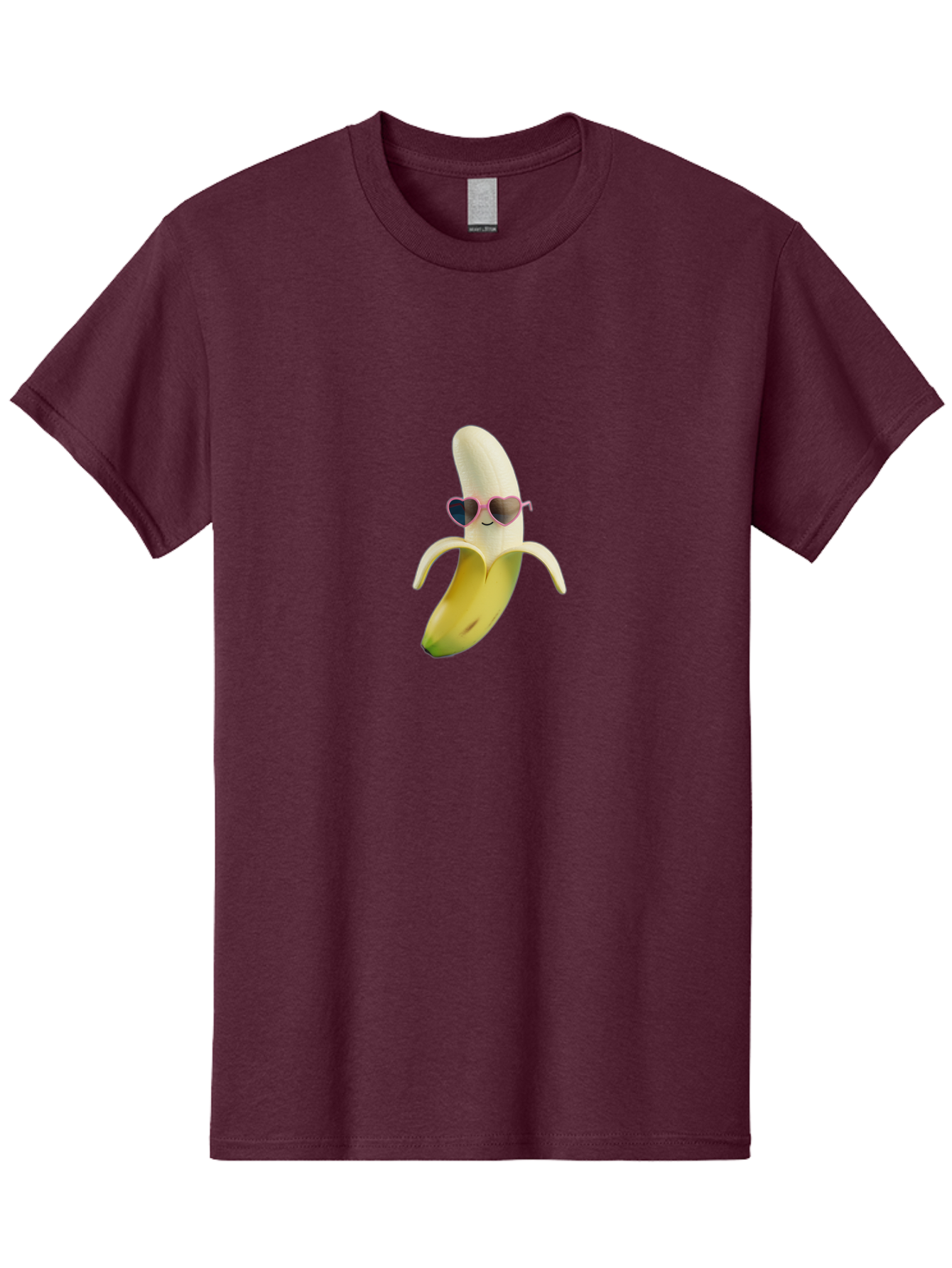 Banana-With-Heart-Shaped-Sunglasses Men'S Graphic Tee, 100% Cotton, Comfortable Casual Summer Wear, Machine Washable, Vintage Camera, Old Camera, Antique Camera, Black Camera, Classic Photography, Photography Equipment, Nostalgic Device, Bak030 15