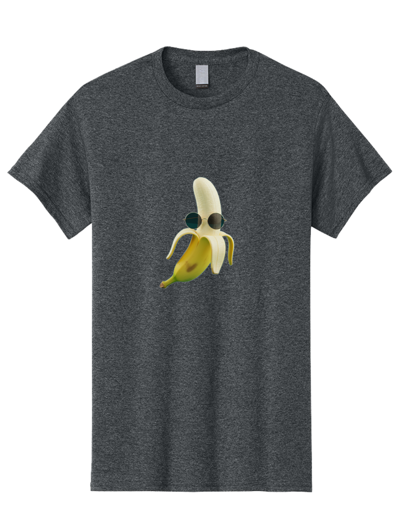 Banana-With-Sunglasses-1 Men'S Graphic Tee, 100% Cotton, Comfortable Casual Summer Wear, Machine Washable, Vintage Camera, Old Camera, Antique Camera, Black Camera, Classic Photography, Photography Equipment, Nostalgic Device, Film Camera, Bak031 13
