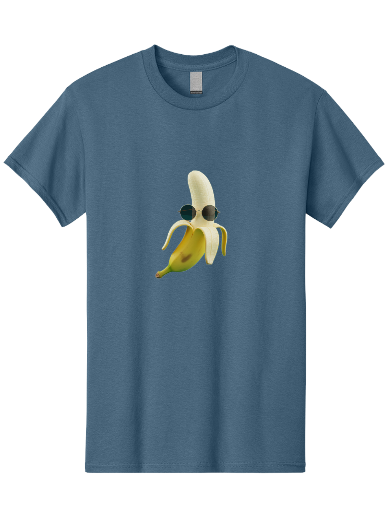 Banana-With-Sunglasses-1 Men'S Graphic Tee, 100% Cotton, Comfortable Casual Summer Wear, Machine Washable, Vintage Camera, Old Camera, Antique Camera, Black Camera, Classic Photography, Photography Equipment, Nostalgic Device, Film Camera, Bak031 3