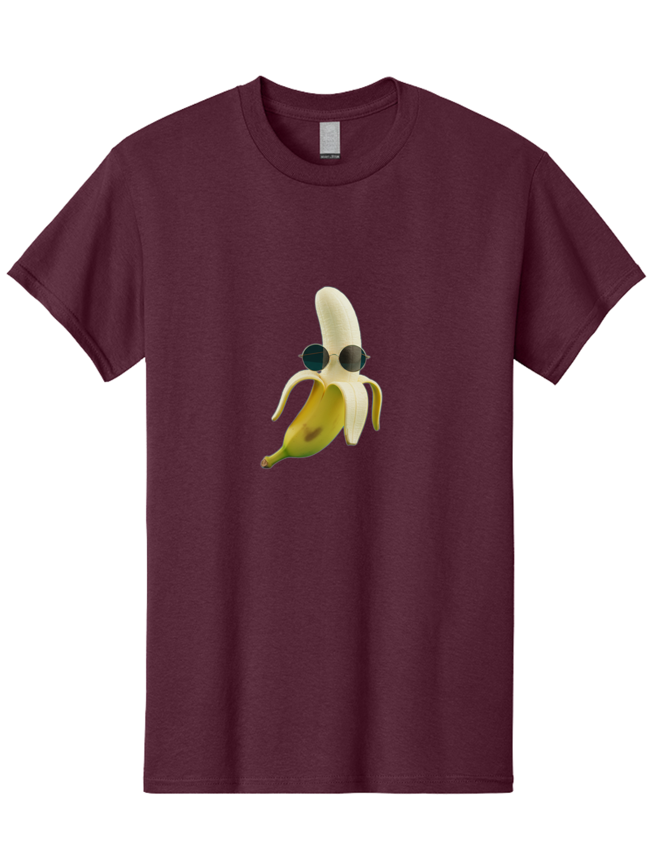 Banana-With-Sunglasses-1 Men'S Graphic Tee, 100% Cotton, Comfortable Casual Summer Wear, Machine Washable, Vintage Camera, Old Camera, Antique Camera, Black Camera, Classic Photography, Photography Equipment, Nostalgic Device, Film Camera, Bak031 6