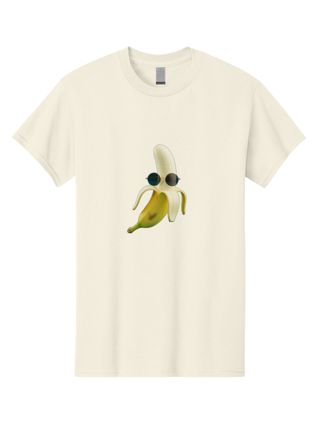 Banana-With-Sunglasses-1 Men'S Graphic Tee, 100% Cotton, Comfortable Casual Summer Wear, Machine Washable, Vintage Camera, Old Camera, Antique Camera, Black Camera, Classic Photography, Photography Equipment, Nostalgic Device, Film Camera, Bak031 1