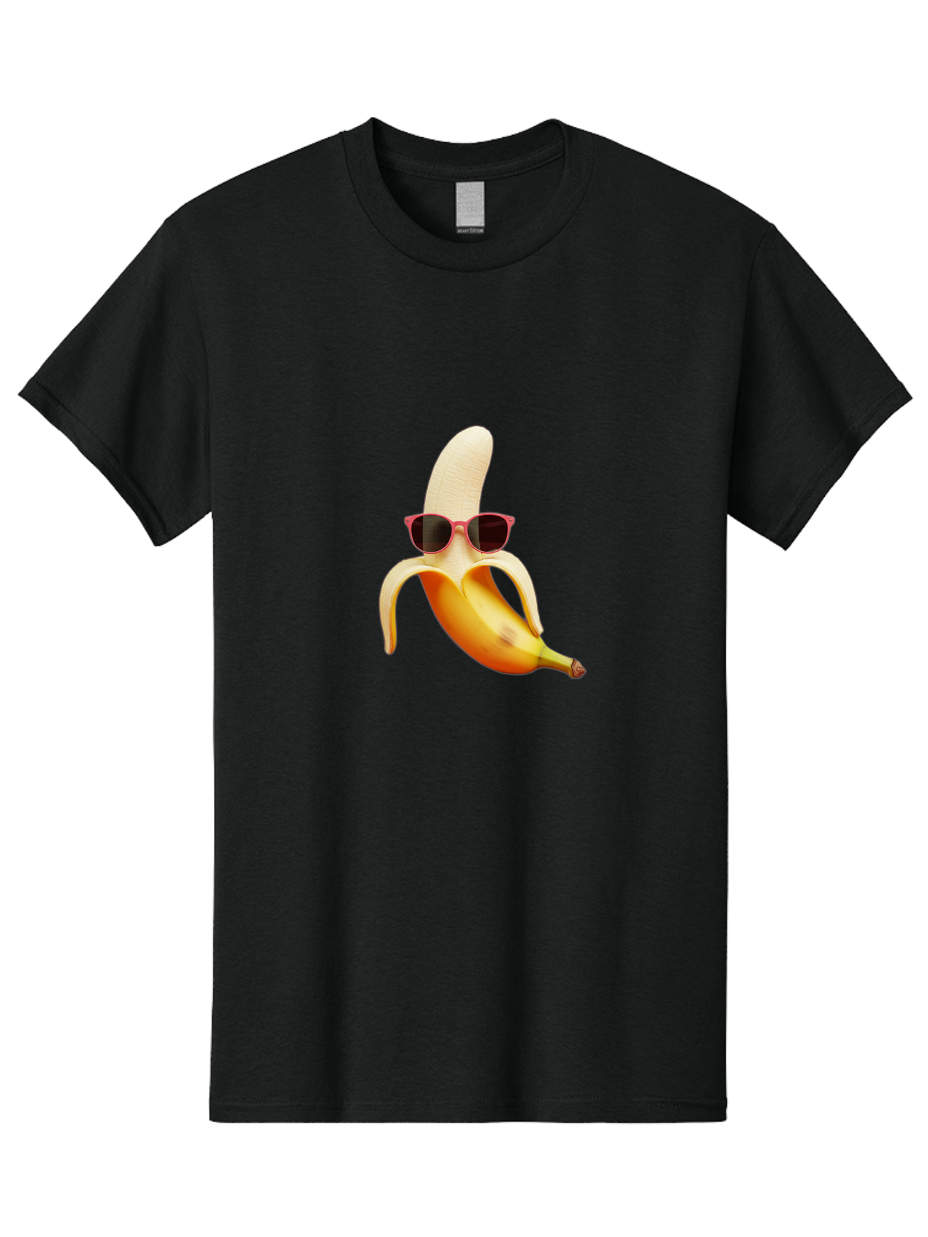 Banana-With-Sunglasses Men'S Graphic Tee, 100% Cotton, Comfortable Casual Summer Wear, Machine Washable, Vintage Camera, Old Camera, Antique Camera, Black Camera, Classic Photography, Photography Equipment, Nostalgic Device, Film Camera, Bak033 8
