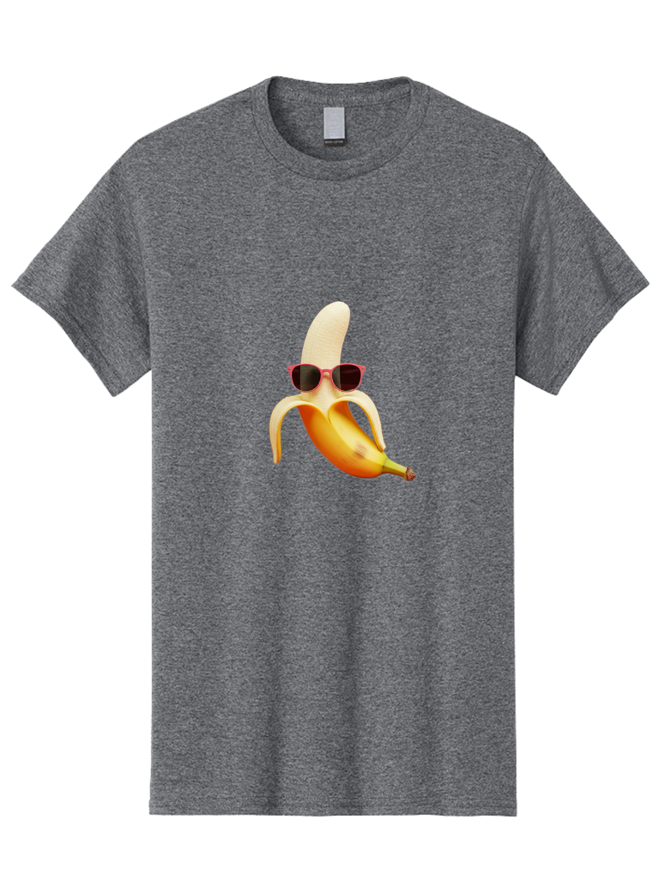 Banana-With-Sunglasses Men'S Graphic Tee, 100% Cotton, Comfortable Casual Summer Wear, Machine Washable, Vintage Camera, Old Camera, Antique Camera, Black Camera, Classic Photography, Photography Equipment, Nostalgic Device, Film Camera, Bak033 2