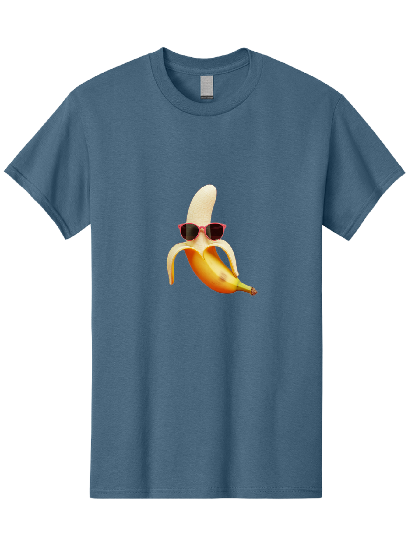 Banana-With-Sunglasses Men'S Graphic Tee, 100% Cotton, Comfortable Casual Summer Wear, Machine Washable, Vintage Camera, Old Camera, Antique Camera, Black Camera, Classic Photography, Photography Equipment, Nostalgic Device, Film Camera, Bak033 10