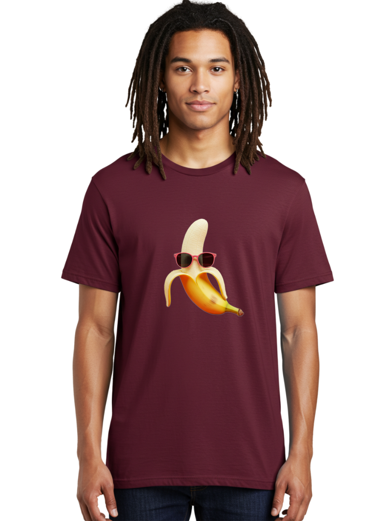 Banana-With-Sunglasses Men'S Graphic Tee, 100% Cotton, Comfortable Casual Summer Wear, Machine Washable, Vintage Camera, Old Camera, Antique Camera, Black Camera, Classic Photography, Photography Equipment, Nostalgic Device, Film Camera, Bak033 21