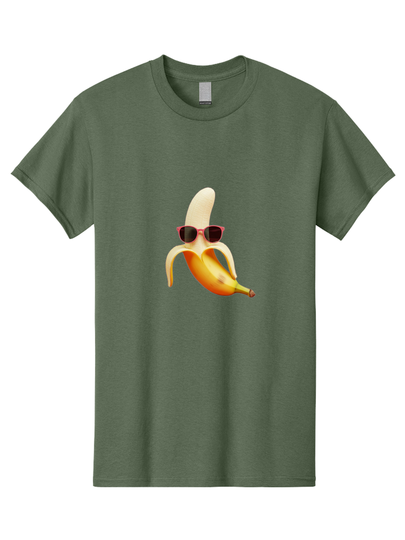 Banana-With-Sunglasses Men'S Graphic Tee, 100% Cotton, Comfortable Casual Summer Wear, Machine Washable, Vintage Camera, Old Camera, Antique Camera, Black Camera, Classic Photography, Photography Equipment, Nostalgic Device, Film Camera, Bak033 9