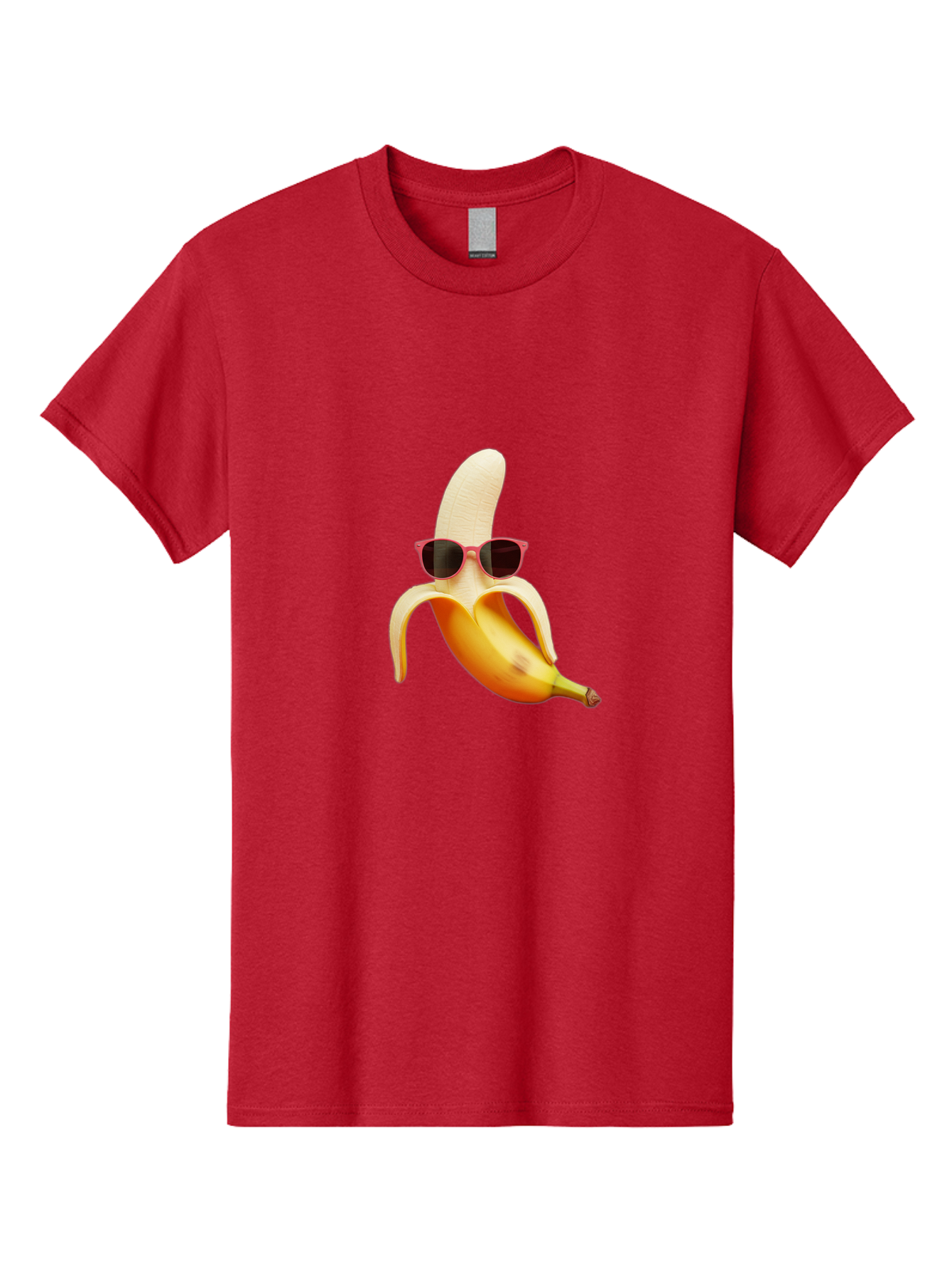 Banana-With-Sunglasses Men'S Graphic Tee, 100% Cotton, Comfortable Casual Summer Wear, Machine Washable, Vintage Camera, Old Camera, Antique Camera, Black Camera, Classic Photography, Photography Equipment, Nostalgic Device, Film Camera, Bak033 14