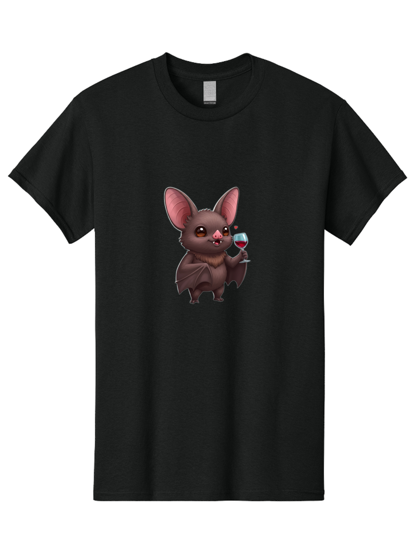 Bat-With-Wine-Glass Men'S Graphic Tee, 100% Cotton, Comfortable Casual Summer Wear, Machine Washable, Vintage Camera, Old Camera, Antique Camera, Black Camera, Classic Photography, Photography Equipment, Nostalgic Device, Film Camera, Bak035 2