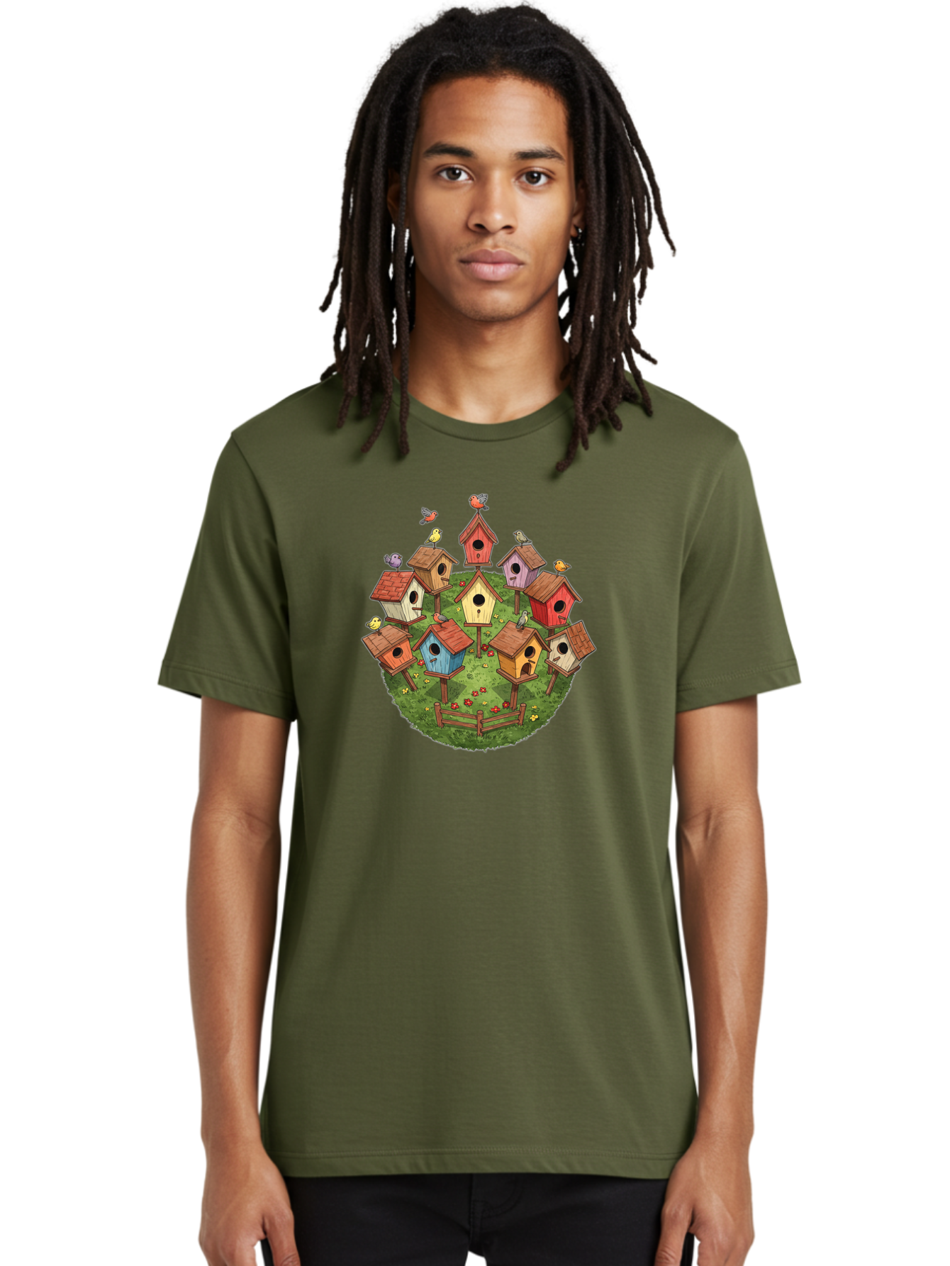 Birdhouses-1 Men'S Graphic Tee, 100% Cotton, Comfortable Casual Summer Wear, Machine Washable, Vintage Camera, Old Camera, Antique Camera, Black Camera, Classic Photography, Photography Equipment, Nostalgic Device, Film Camera, Camera Art Bak053 17
