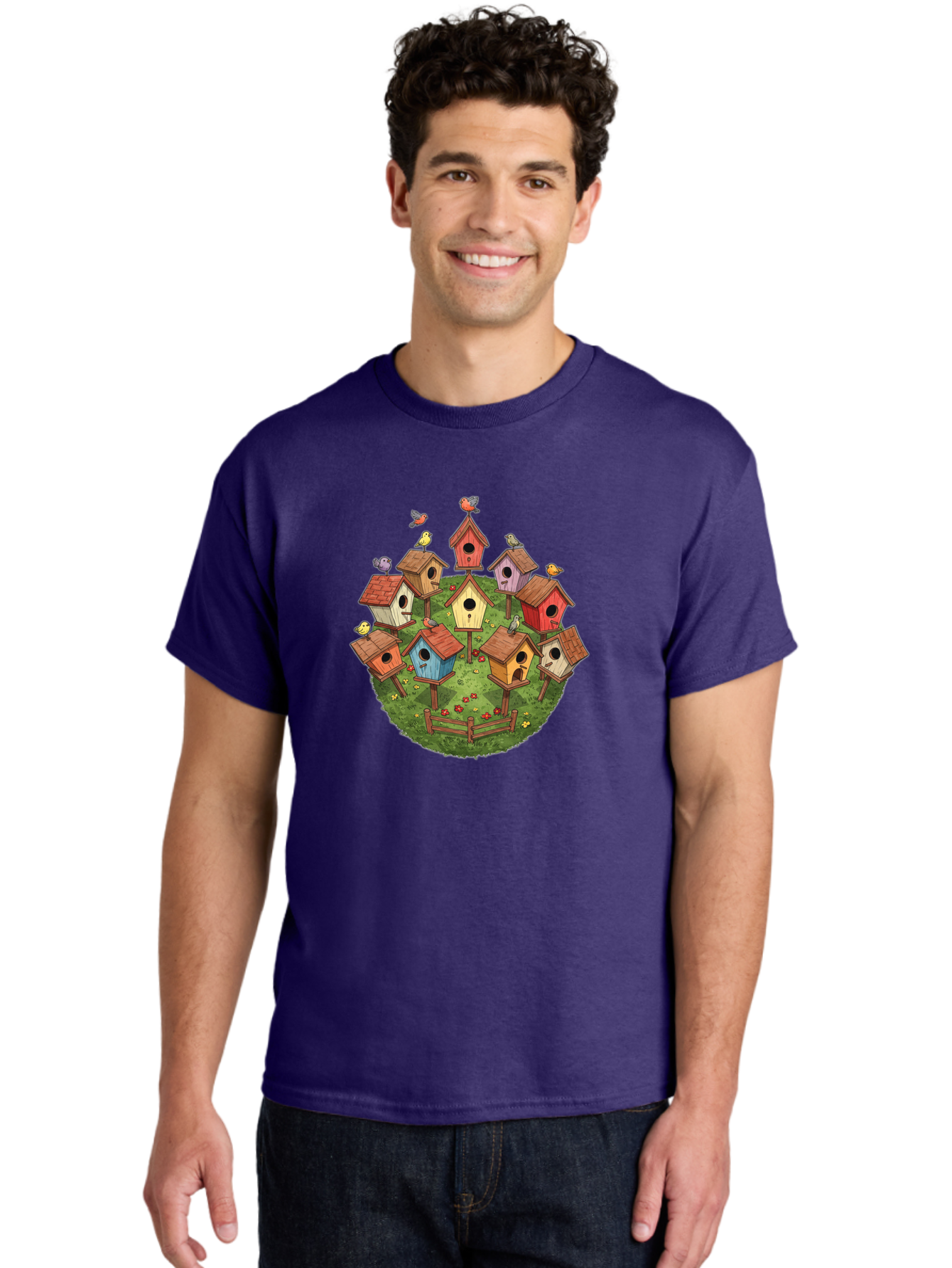 Birdhouses-1 Men'S Graphic Tee, 100% Cotton, Comfortable Casual Summer Wear, Machine Washable, Vintage Camera, Old Camera, Antique Camera, Black Camera, Classic Photography, Photography Equipment, Nostalgic Device, Film Camera, Camera Art Bak053 29