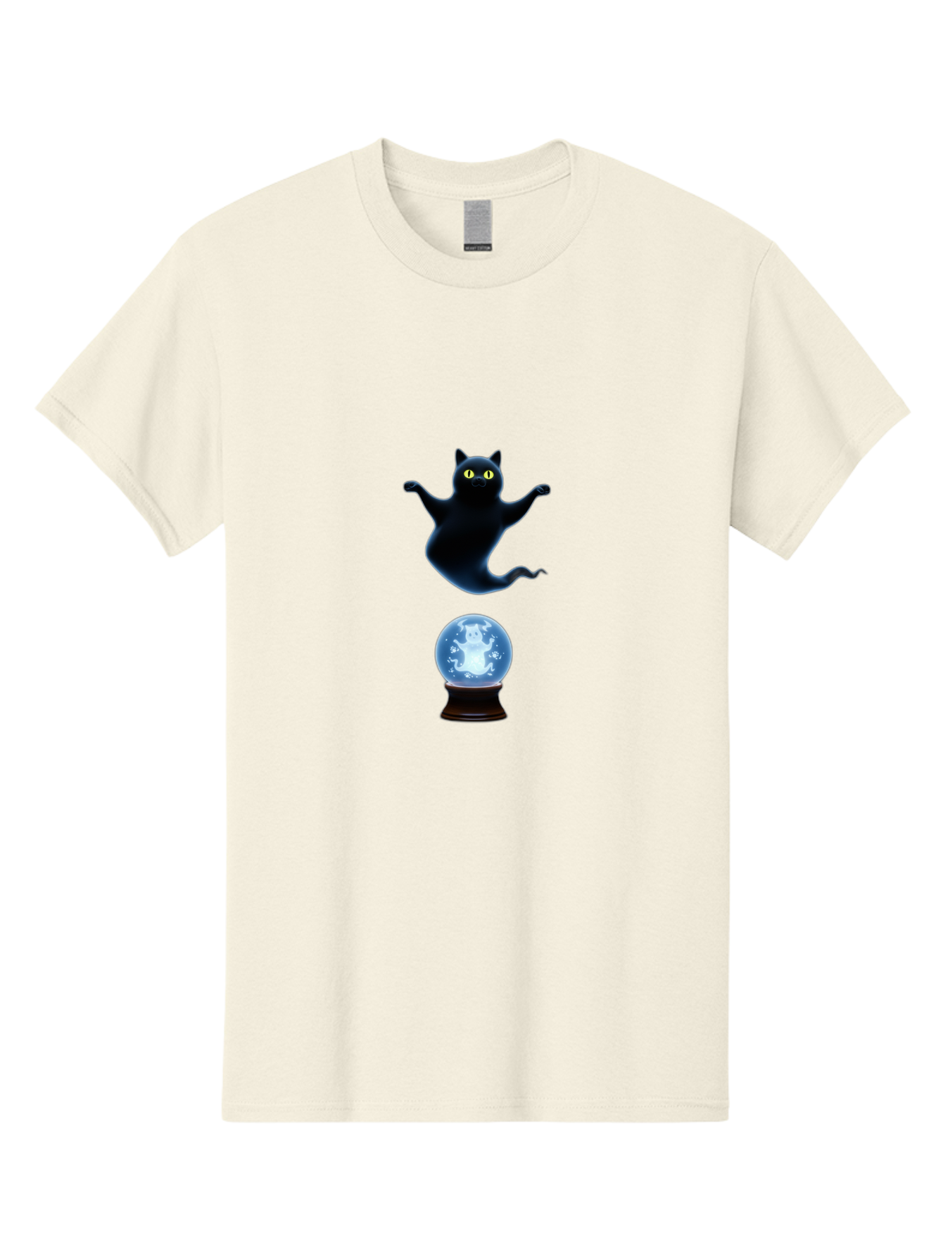 Black-Cat-And-Crystal-Ball Men'S Graphic Tee, 100% Cotton, Comfortable Casual Summer Wear, Machine Washable, Vintage Camera, Old Camera, Antique Camera, Black Camera, Classic Photography, Photography Equipment, Nostalgic Device, Film Camera, Bak061 7