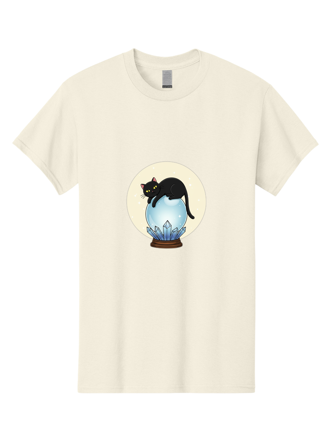 Black-Cat-Crystal-Ball Men'S Graphic Tee, 100% Cotton, Comfortable Casual Summer Wear, Machine Washable, Vintage Camera, Old Camera, Antique Camera, Black Camera, Classic Photography, Photography Equipment, Nostalgic Device, Film Camera, Bak062 7