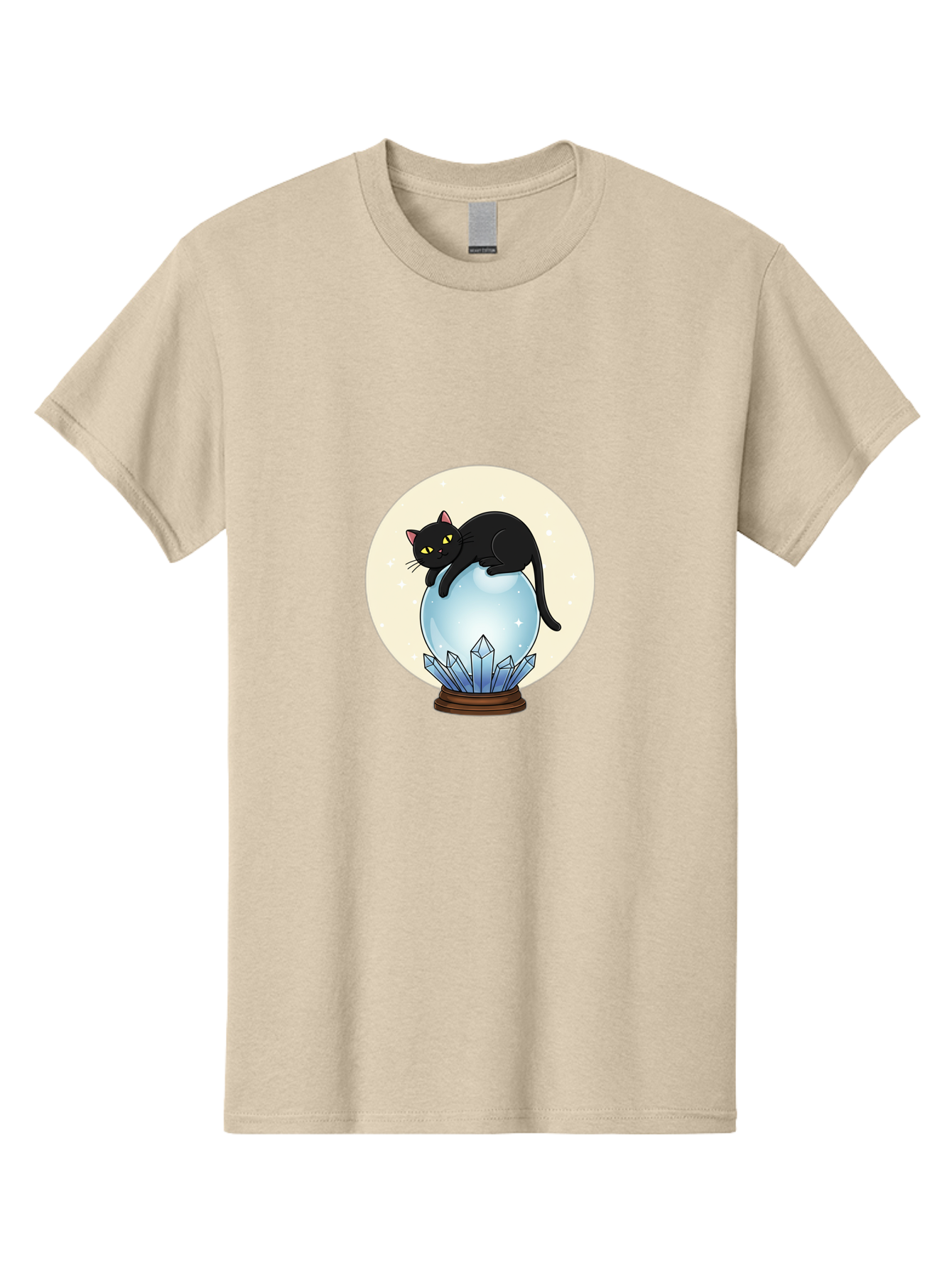 Black-Cat-Crystal-Ball Men'S Graphic Tee, 100% Cotton, Comfortable Casual Summer Wear, Machine Washable, Vintage Camera, Old Camera, Antique Camera, Black Camera, Classic Photography, Photography Equipment, Nostalgic Device, Film Camera, Bak062 10