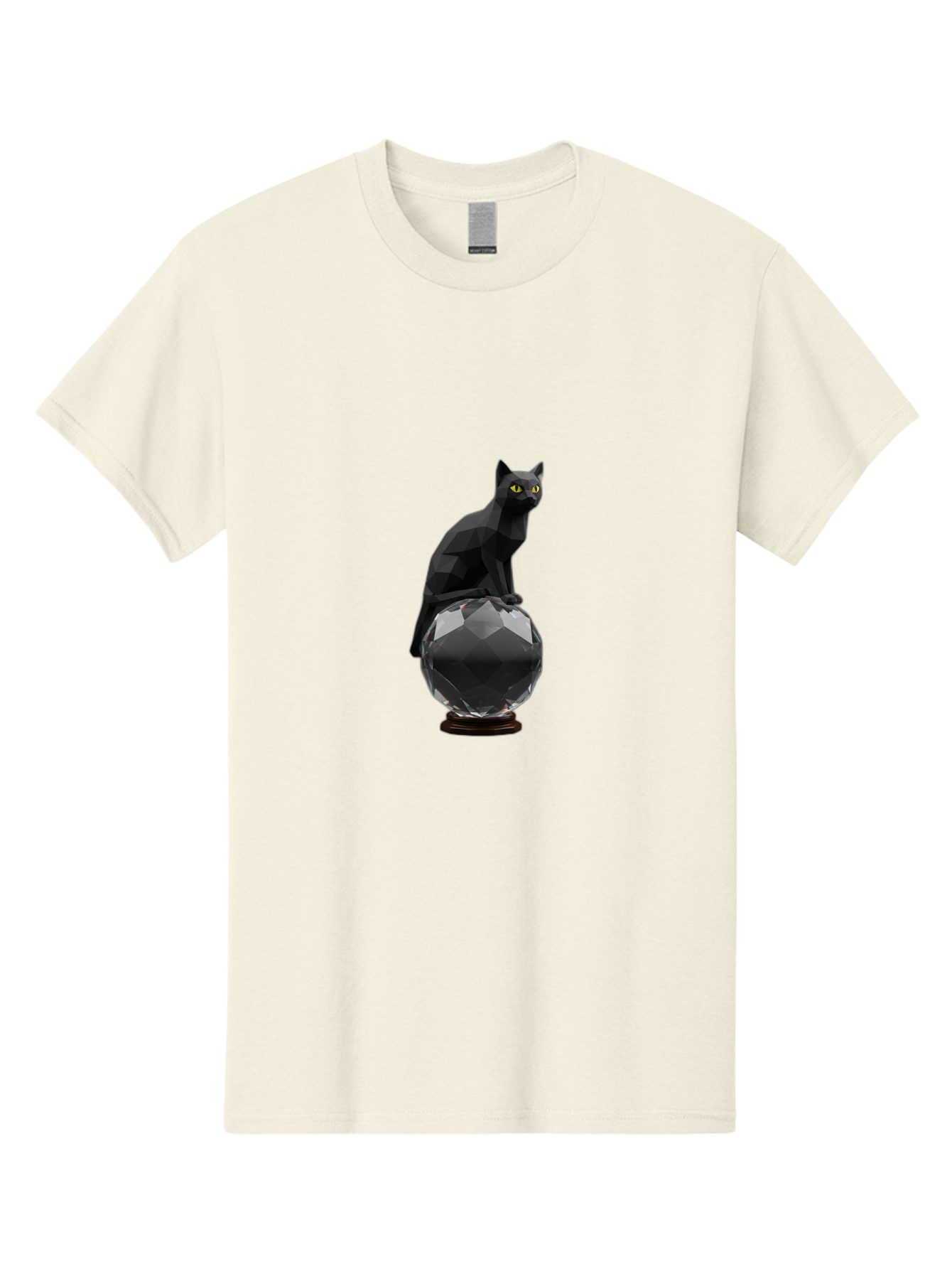 Black-Cat-On-Crystal-Ball Men'S Graphic Tee, 100% Cotton, Comfortable Casual Summer Wear, Machine Washable, Vintage Camera, Old Camera, Antique Camera, Black Camera, Classic Photography, Photography Equipment, Nostalgic Device, Film Camera, Bak065 8