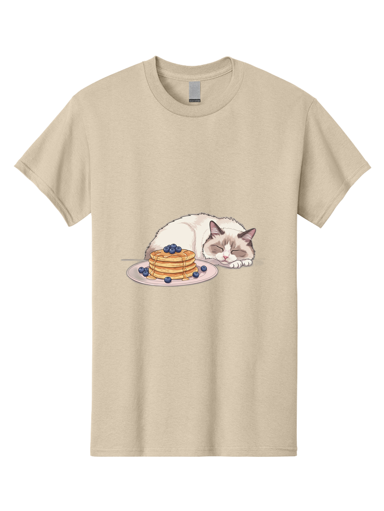 Cat-And-Pancakes-2 Men'S Graphic Tee, 100% Cotton, Comfortable Casual Summer Wear, Machine Washable, Vintage Camera, Old Camera, Antique Camera, Black Camera, Classic Photography, Photography Equipment, Nostalgic Device, Film Camera, Bak185 7