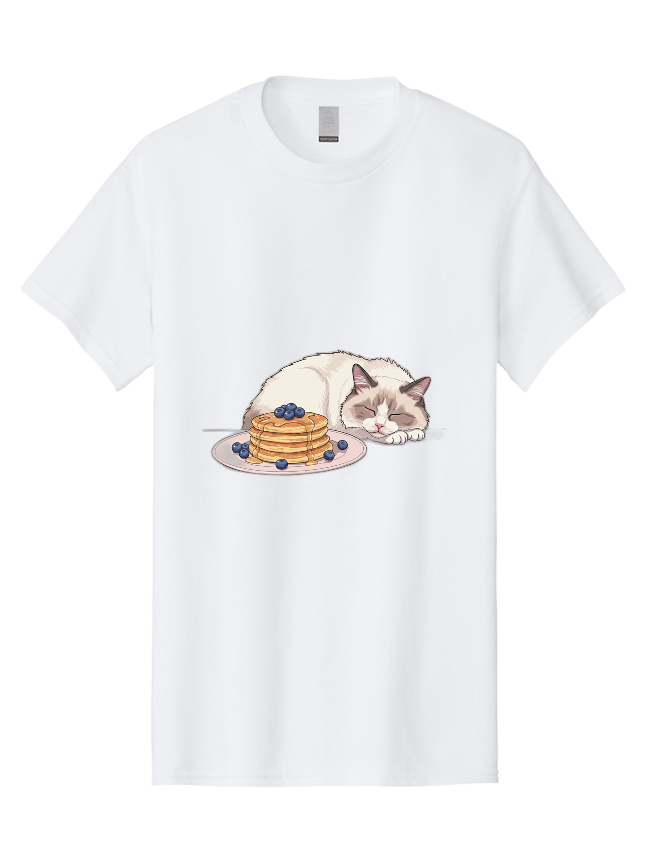 Cat-And-Pancakes-2 Men'S Graphic Tee, 100% Cotton, Comfortable Casual Summer Wear, Machine Washable, Vintage Camera, Old Camera, Antique Camera, Black Camera, Classic Photography, Photography Equipment, Nostalgic Device, Film Camera, Bak185 14
