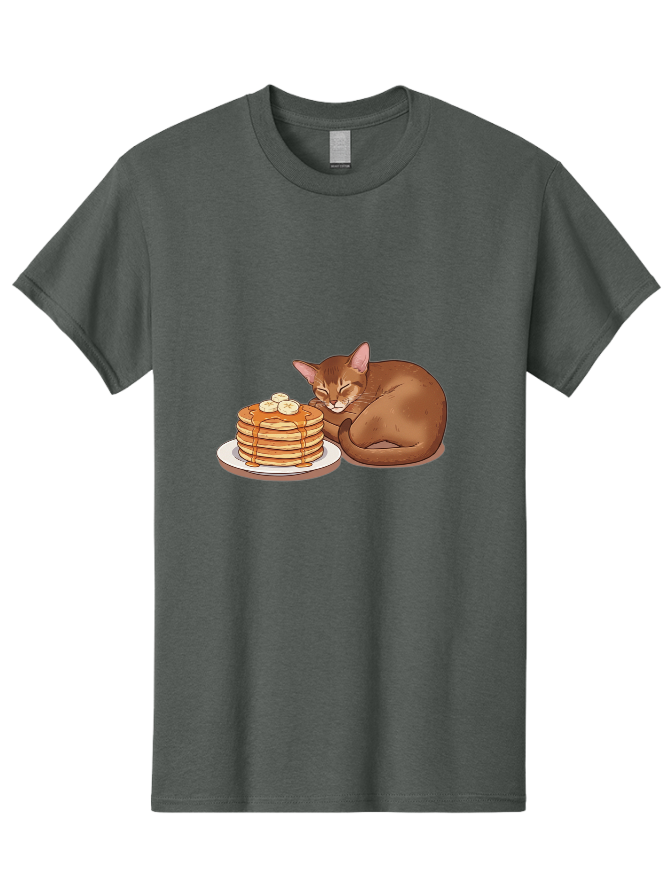 Cat-And-Pancakes-3 Men'S Graphic Tee, 100% Cotton, Comfortable Casual Summer Wear, Machine Washable, Vintage Camera, Old Camera, Antique Camera, Black Camera, Classic Photography, Photography Equipment, Nostalgic Device, Film Camera, Bak186 8