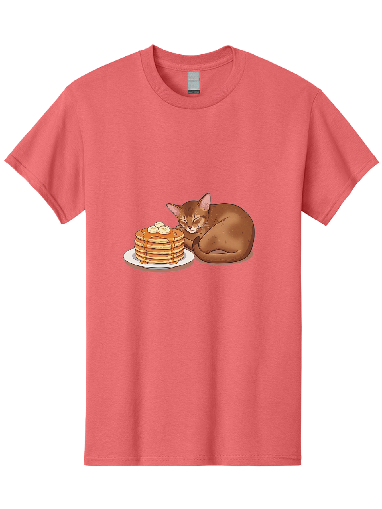 Cat-And-Pancakes-3 Men'S Graphic Tee, 100% Cotton, Comfortable Casual Summer Wear, Machine Washable, Vintage Camera, Old Camera, Antique Camera, Black Camera, Classic Photography, Photography Equipment, Nostalgic Device, Film Camera, Bak186 15