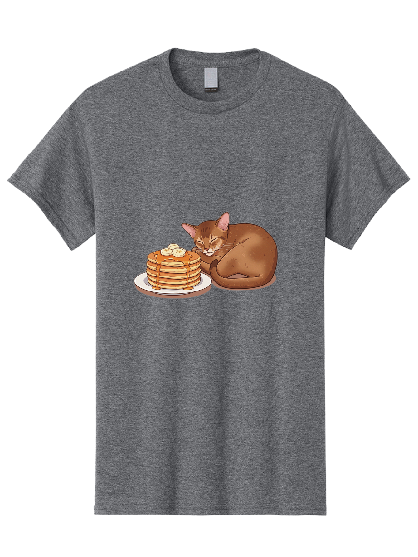Cat-And-Pancakes-3 Men'S Graphic Tee, 100% Cotton, Comfortable Casual Summer Wear, Machine Washable, Vintage Camera, Old Camera, Antique Camera, Black Camera, Classic Photography, Photography Equipment, Nostalgic Device, Film Camera, Bak186 6
