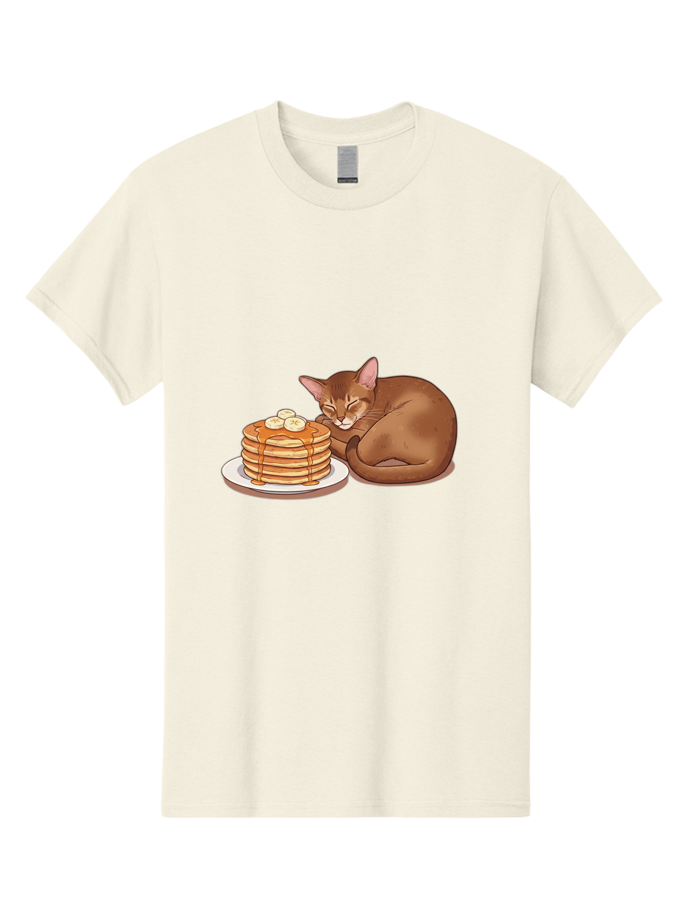Cat-And-Pancakes-3 Men'S Graphic Tee, 100% Cotton, Comfortable Casual Summer Wear, Machine Washable, Vintage Camera, Old Camera, Antique Camera, Black Camera, Classic Photography, Photography Equipment, Nostalgic Device, Film Camera, Bak186 3