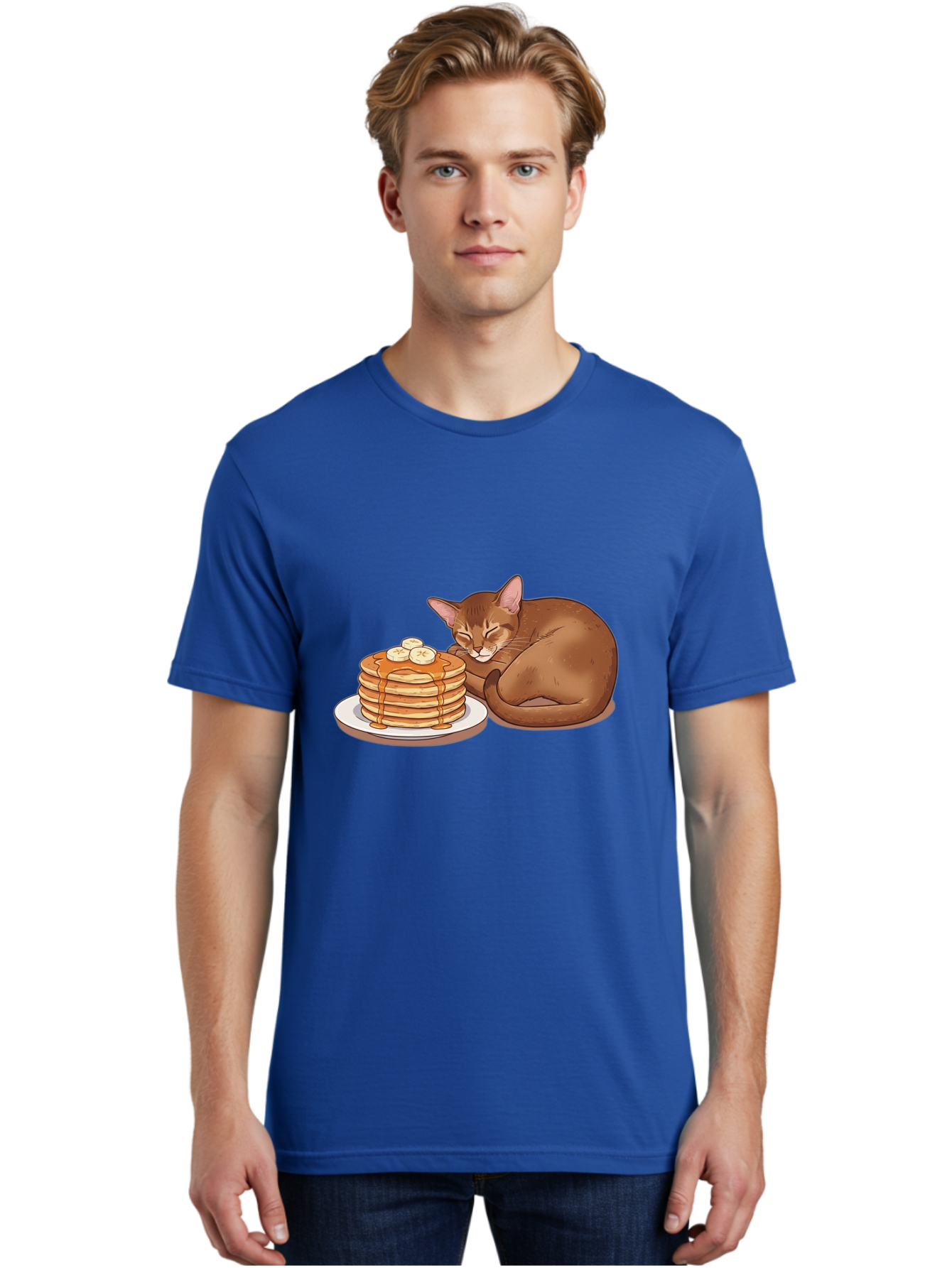 Cat-And-Pancakes-3 Men'S Graphic Tee, 100% Cotton, Comfortable Casual Summer Wear, Machine Washable, Vintage Camera, Old Camera, Antique Camera, Black Camera, Classic Photography, Photography Equipment, Nostalgic Device, Film Camera, Bak186 22