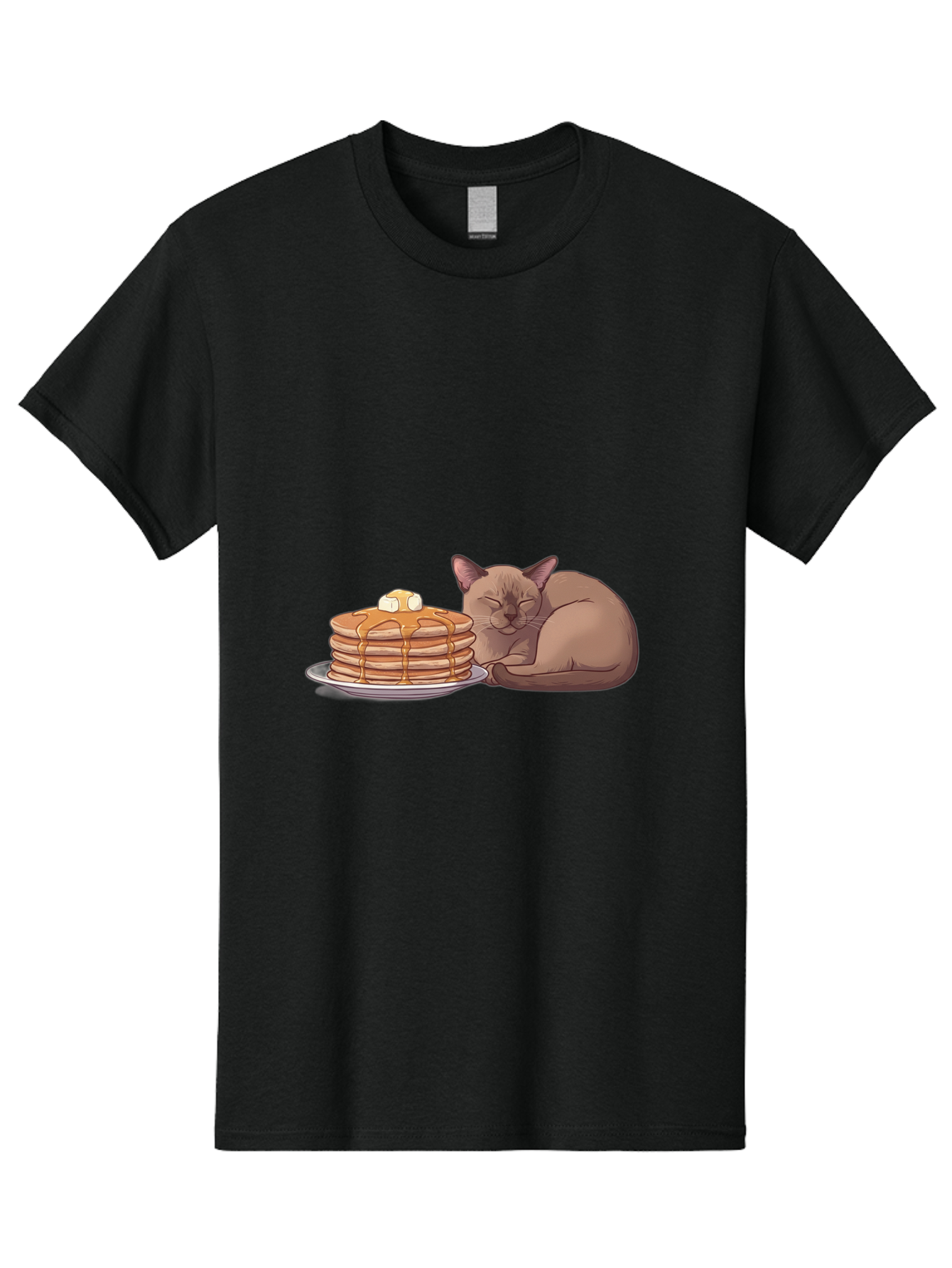 Cat-And-Pancakes-4 Men'S Graphic Tee, 100% Cotton, Comfortable Casual Summer Wear, Machine Washable, Vintage Camera, Old Camera, Antique Camera, Black Camera, Classic Photography, Photography Equipment, Nostalgic Device, Film Camera, Bak187 12