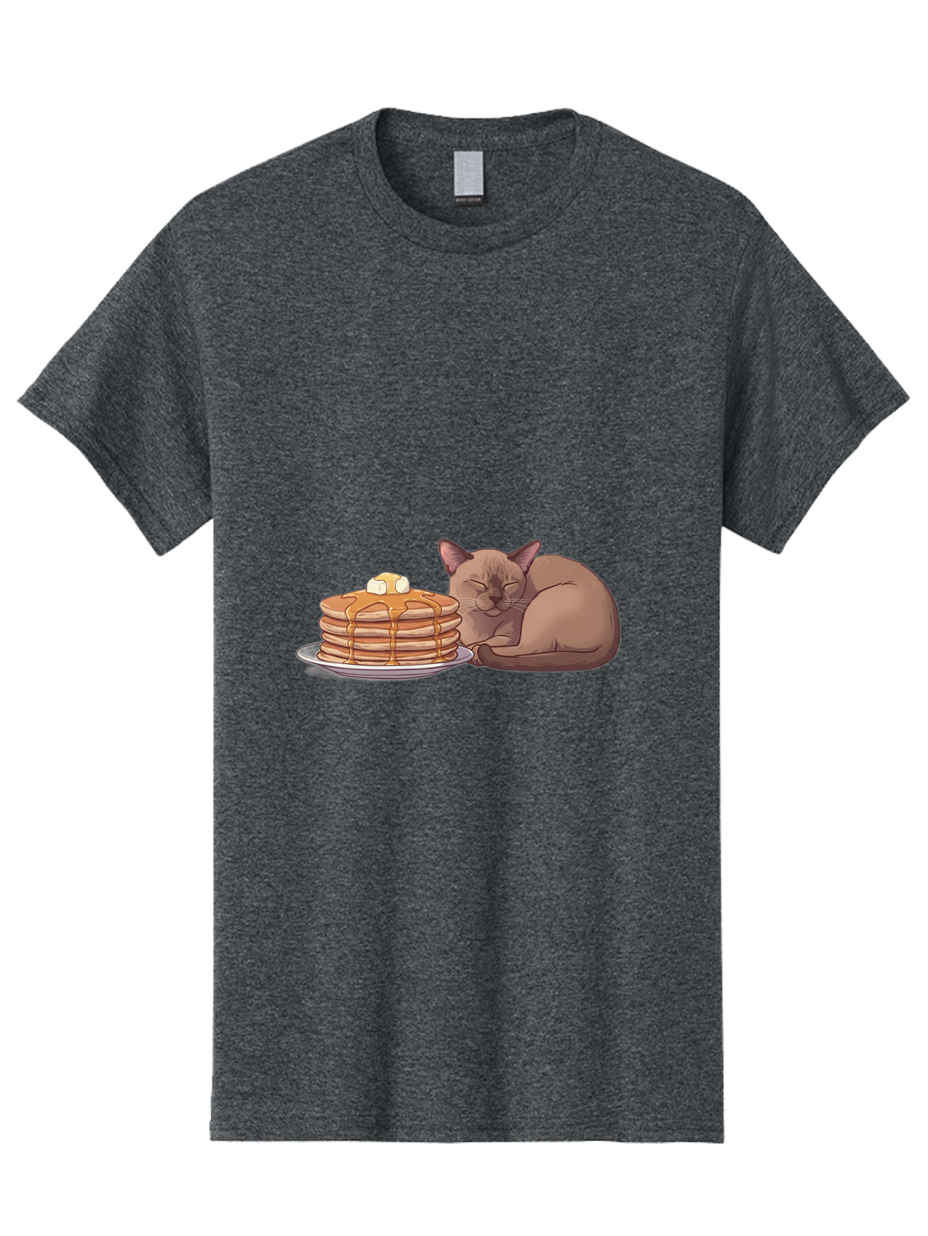 Cat-And-Pancakes-4 Men'S Graphic Tee, 100% Cotton, Comfortable Casual Summer Wear, Machine Washable, Vintage Camera, Old Camera, Antique Camera, Black Camera, Classic Photography, Photography Equipment, Nostalgic Device, Film Camera, Bak187 7