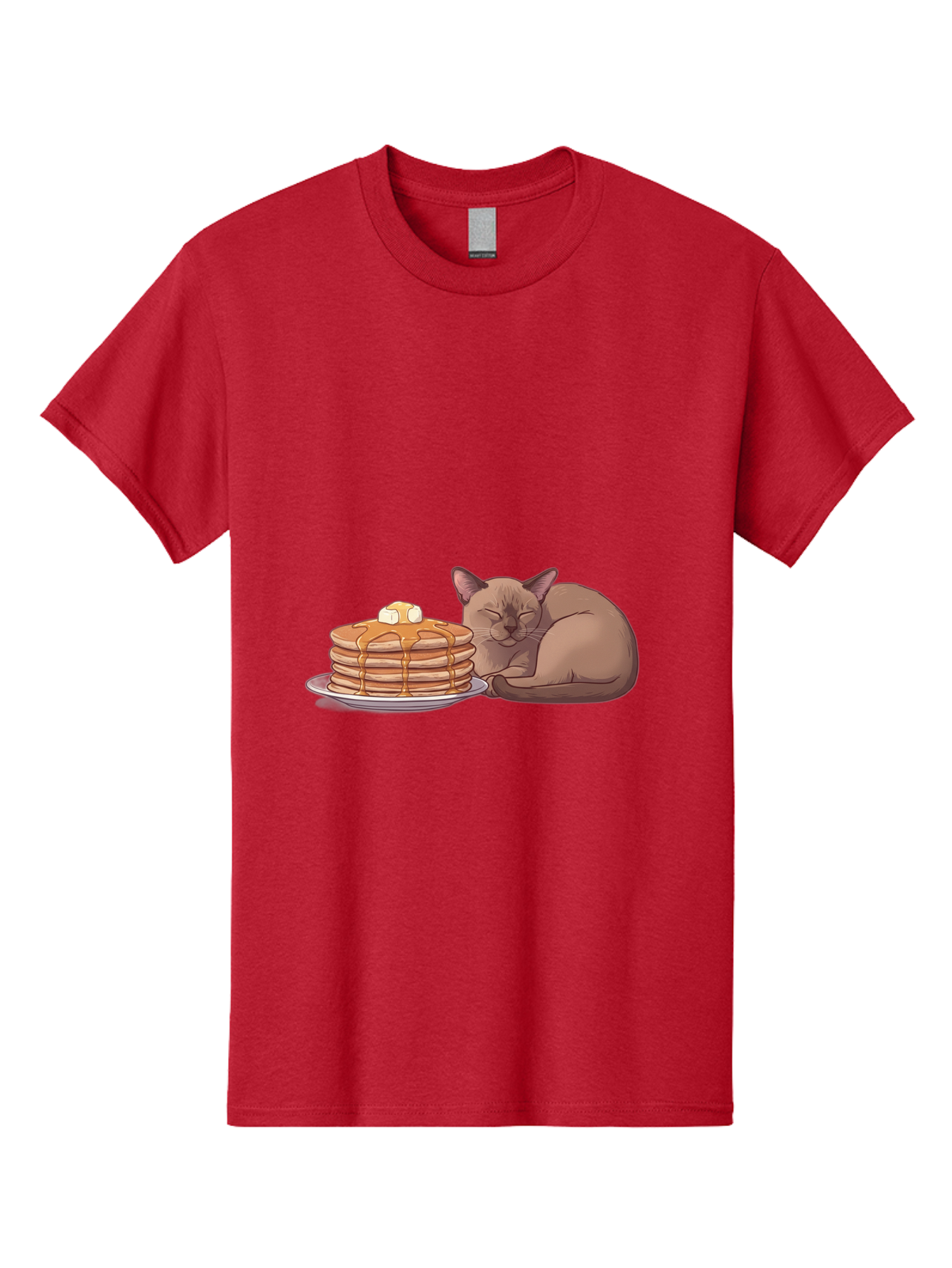 Cat-And-Pancakes-4 Men'S Graphic Tee, 100% Cotton, Comfortable Casual Summer Wear, Machine Washable, Vintage Camera, Old Camera, Antique Camera, Black Camera, Classic Photography, Photography Equipment, Nostalgic Device, Film Camera, Bak187 5