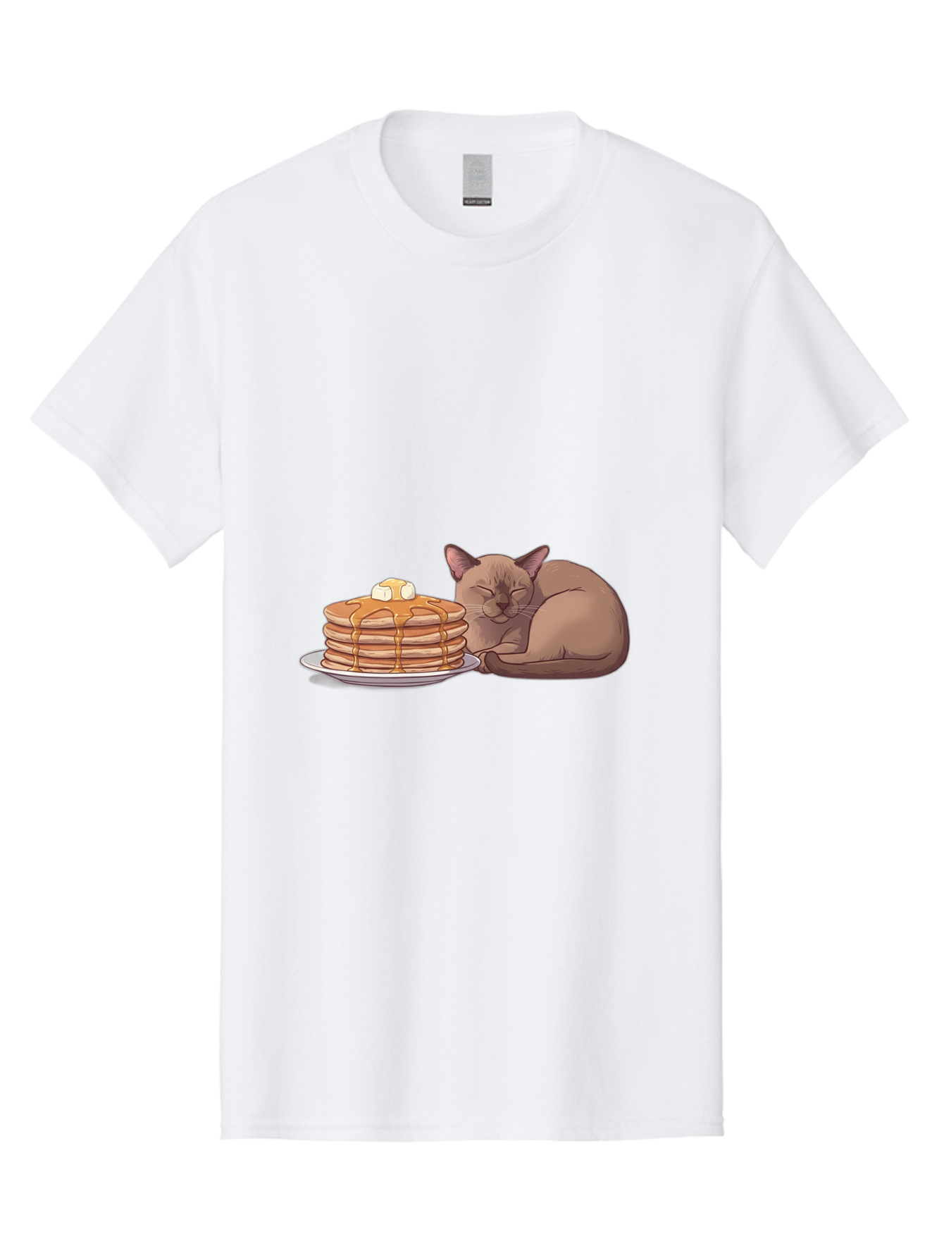 Cat-And-Pancakes-4 Men'S Graphic Tee, 100% Cotton, Comfortable Casual Summer Wear, Machine Washable, Vintage Camera, Old Camera, Antique Camera, Black Camera, Classic Photography, Photography Equipment, Nostalgic Device, Film Camera, Bak187 13