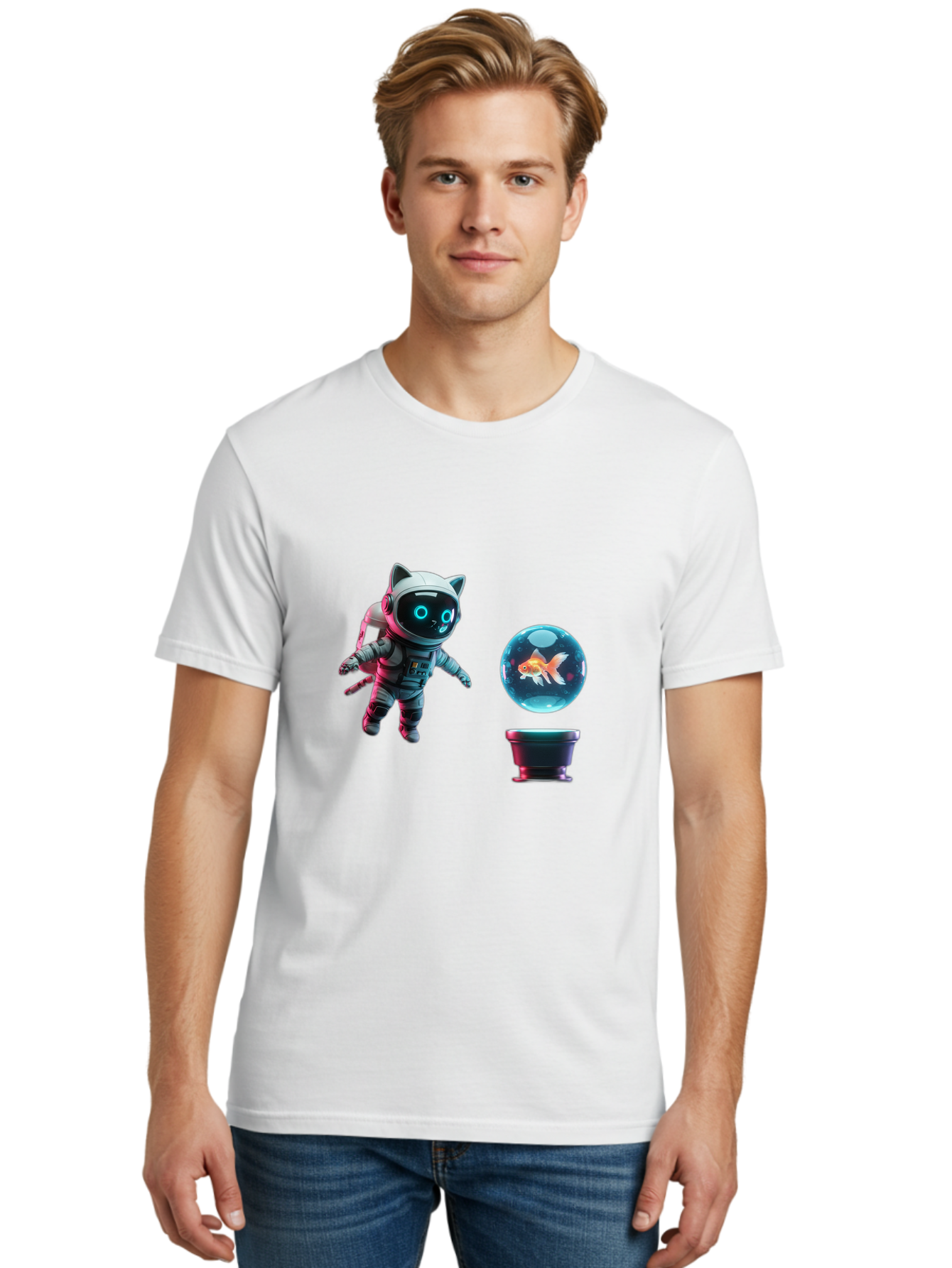 Cat-Astronaut-1 Men'S Graphic Tee, 100% Cotton, Comfortable Casual Summer Wear, Machine Washable, Vintage Camera, Old Camera, Antique Camera, Black Camera, Classic Photography, Photography Equipment, Nostalgic Device, Film Camera, Camera Art Bak189 29