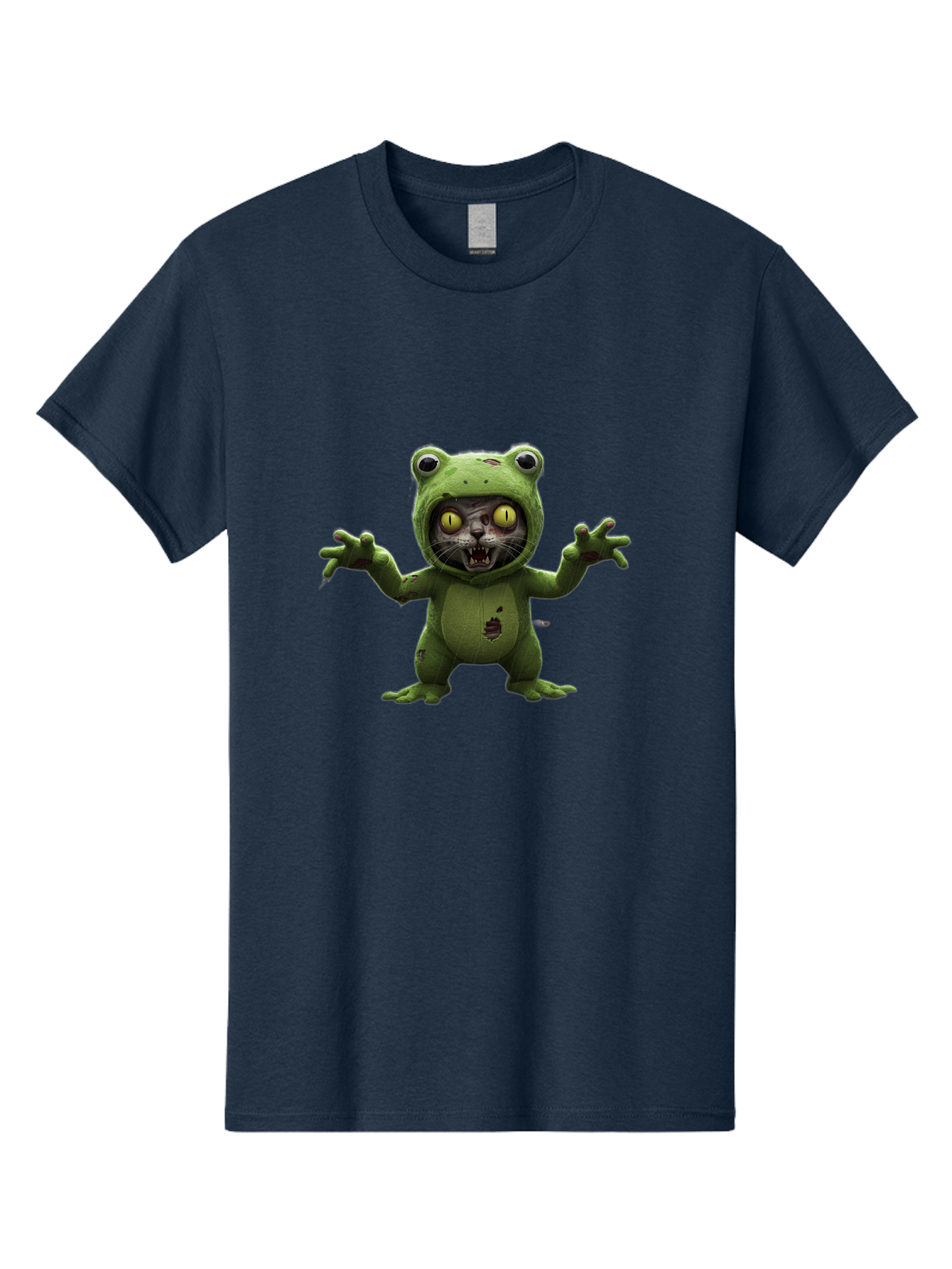 Cat-Frog-Creature Men'S Graphic Tee, 100% Cotton, Comfortable Casual Summer Wear, Machine Washable, Vintage Camera, Old Camera, Antique Camera, Black Camera, Classic Photography, Photography Equipment, Nostalgic Device, Film Camera, Camera Art Bak192 5