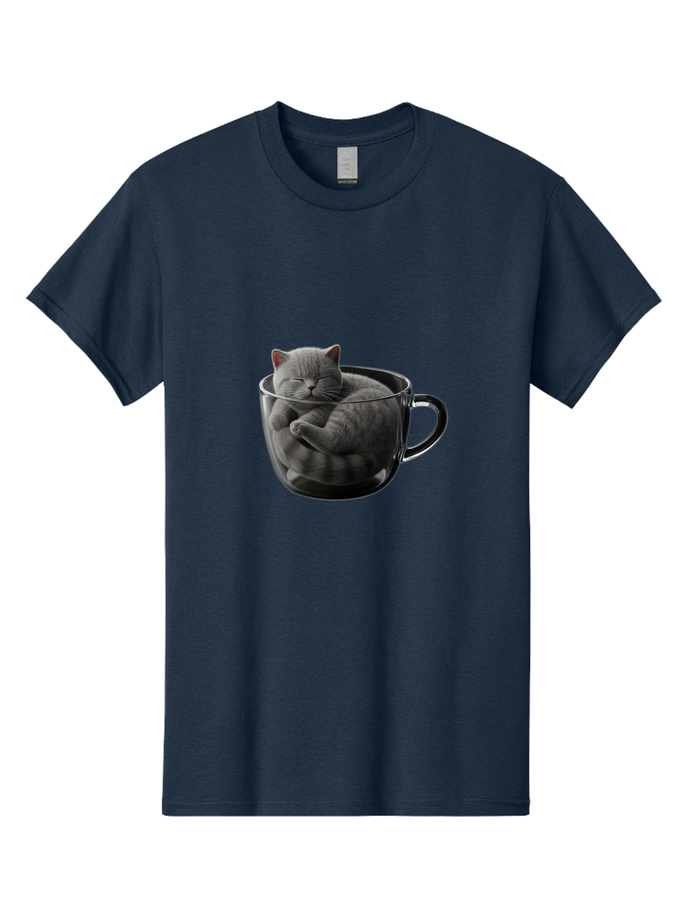 Cat-In-Coffee-Cup-1 Men'S Graphic Tee, 100% Cotton, Comfortable Casual Summer Wear, Machine Washable, Vintage Camera, Old Camera, Antique Camera, Black Camera, Classic Photography, Photography Equipment, Nostalgic Device, Film Camera, Bak193 14