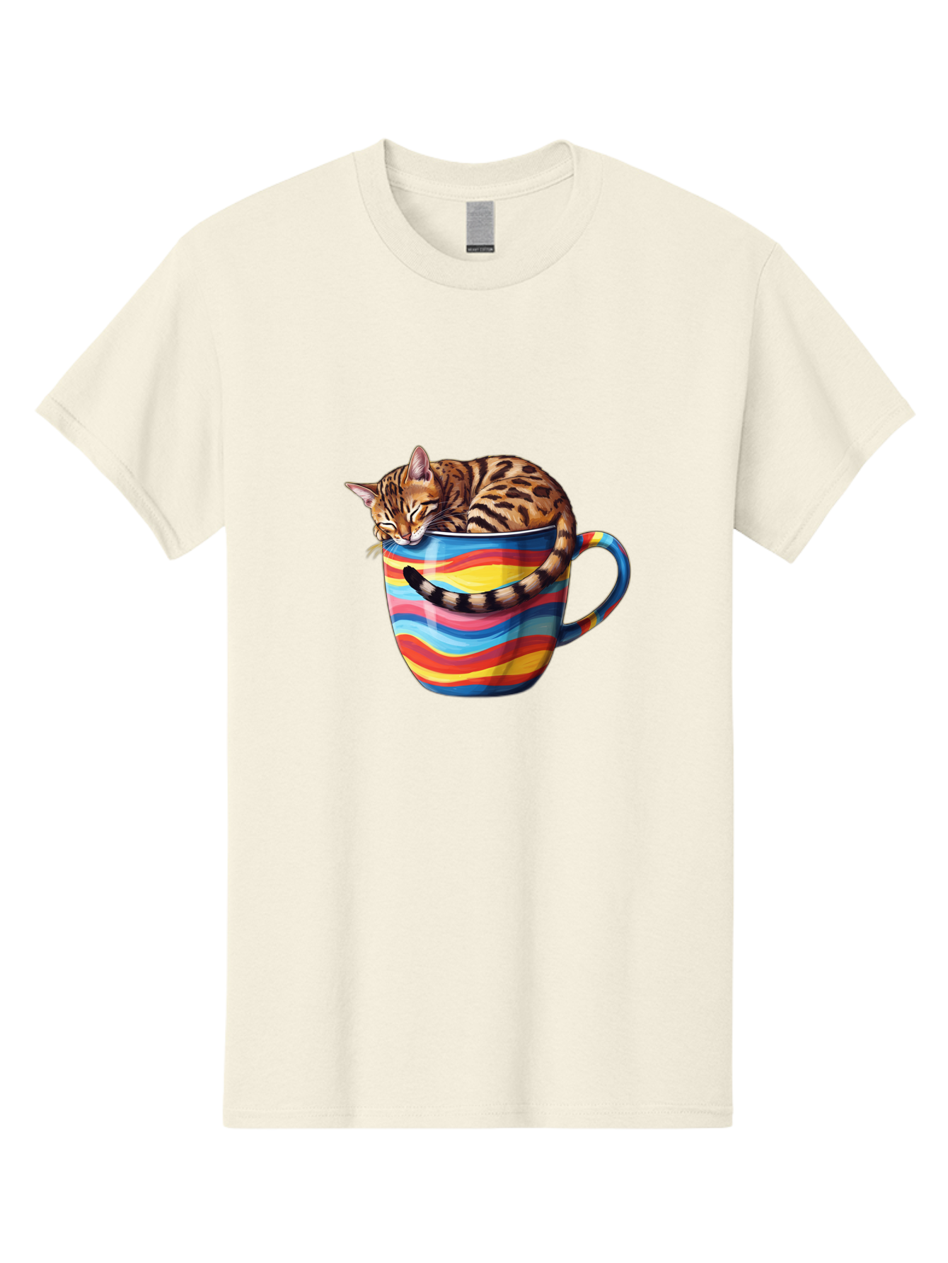 Cat-In-Coffee-Cup-2 Men'S Graphic Tee, 100% Cotton, Comfortable Casual Summer Wear, Machine Washable, Vintage Camera, Old Camera, Antique Camera, Black Camera, Classic Photography, Photography Equipment, Nostalgic Device, Film Camera, Bak194 11