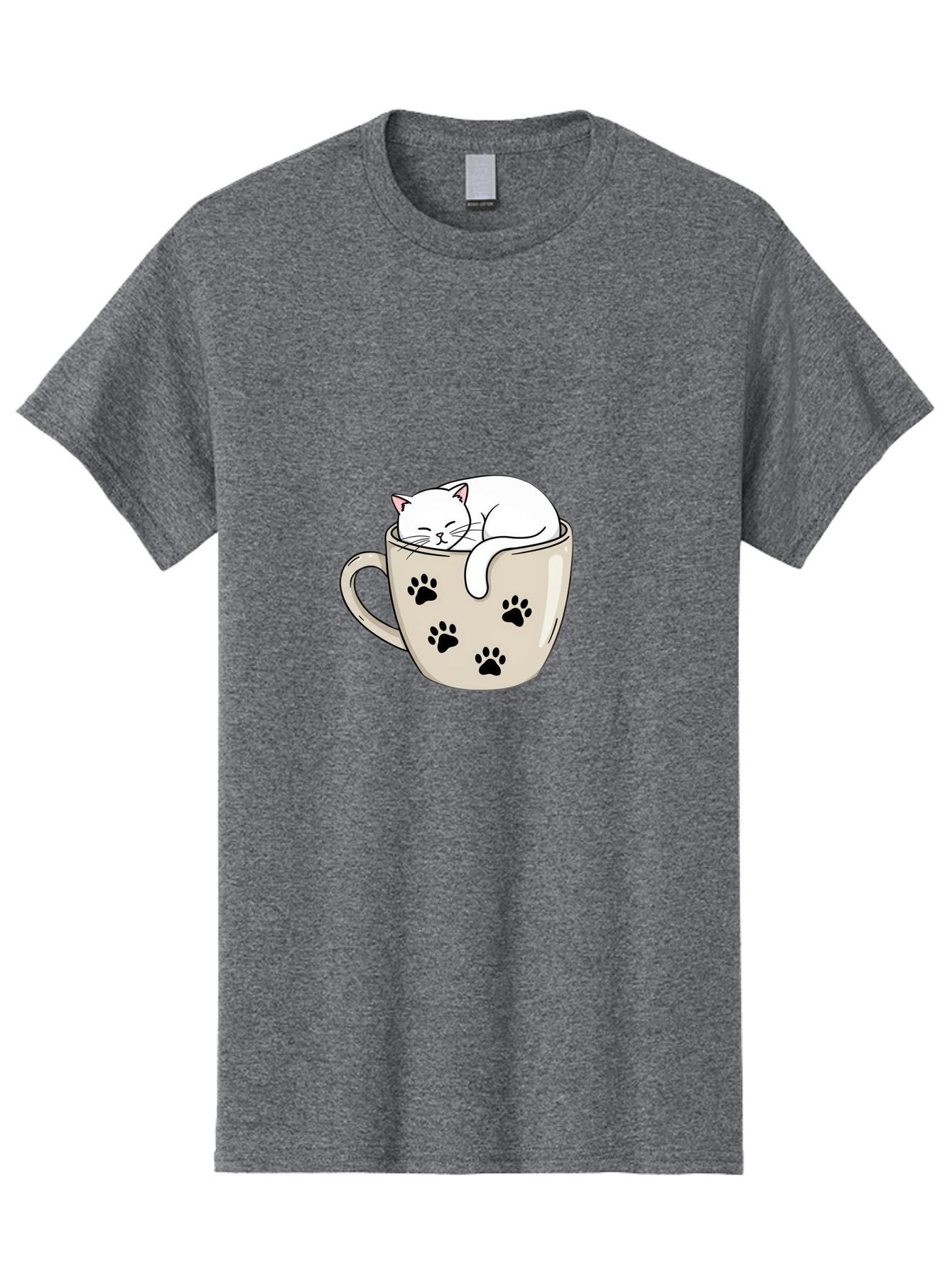 Cat-In-Coffee-Cup Men'S Graphic Tee, 100% Cotton, Comfortable Casual Summer Wear, Machine Washable, Vintage Camera, Old Camera, Antique Camera, Black Camera, Classic Photography, Photography Equipment, Nostalgic Device, Film Camera, Camera Art Bak196 15