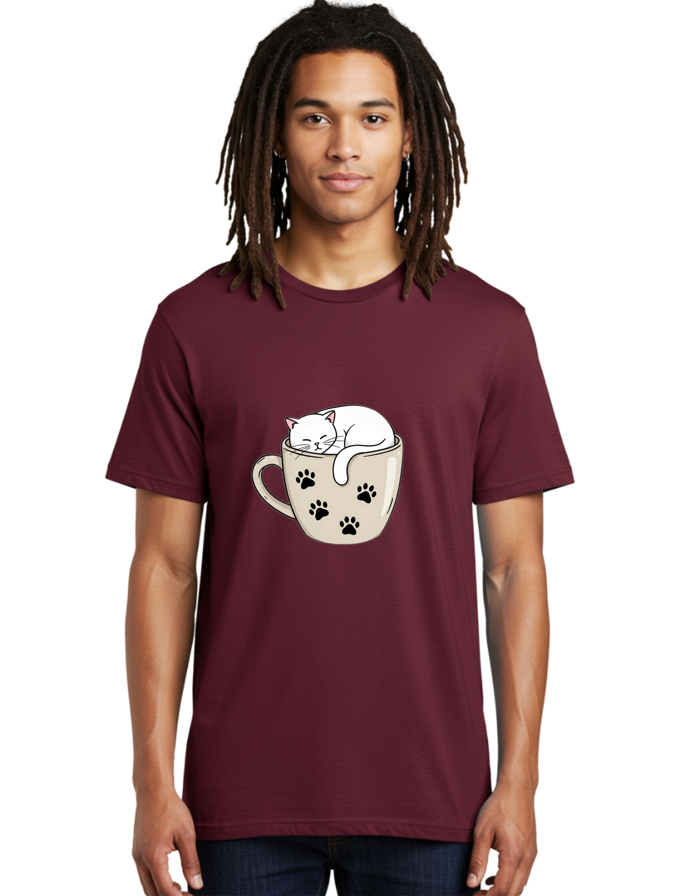 Cat-In-Coffee-Cup Men'S Graphic Tee, 100% Cotton, Comfortable Casual Summer Wear, Machine Washable, Vintage Camera, Old Camera, Antique Camera, Black Camera, Classic Photography, Photography Equipment, Nostalgic Device, Film Camera, Camera Art Bak196 18