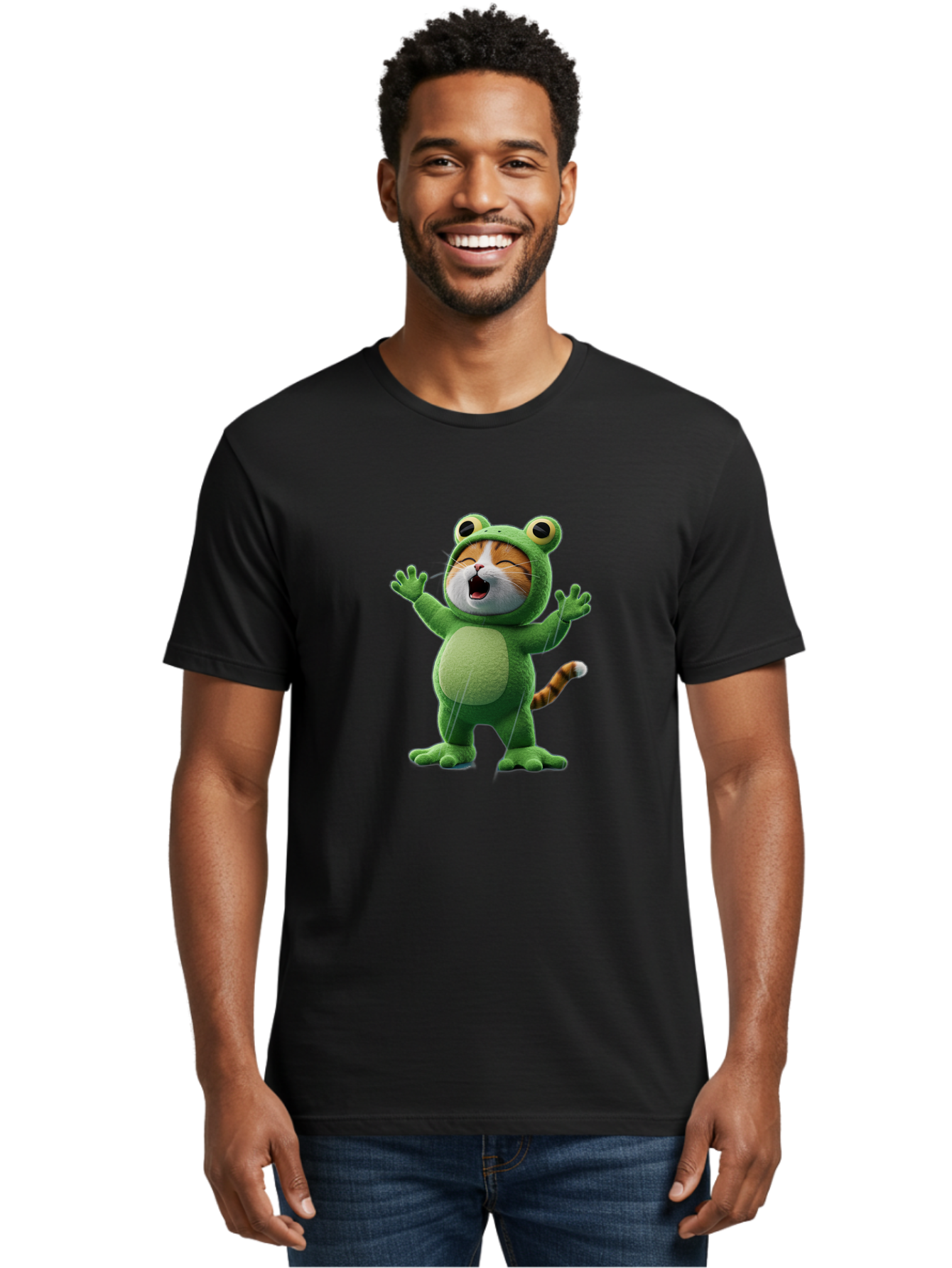 Cat-In-Frog-Costume-4 Men'S Graphic Tee, 100% Cotton, Comfortable Casual Summer Wear, Machine Washable, Vintage Camera, Old Camera, Antique Camera, Black Camera, Classic Photography, Photography Equipment, Nostalgic Device, Film Camera, Bak201 23